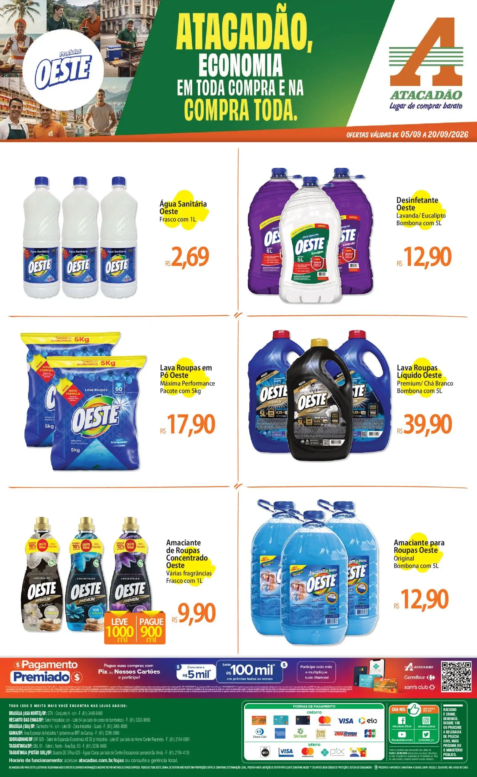 Pré-Visualização do folheto "Atacadão ofertas - DF" da loja Atacadão válido a partir de 05/09/2026