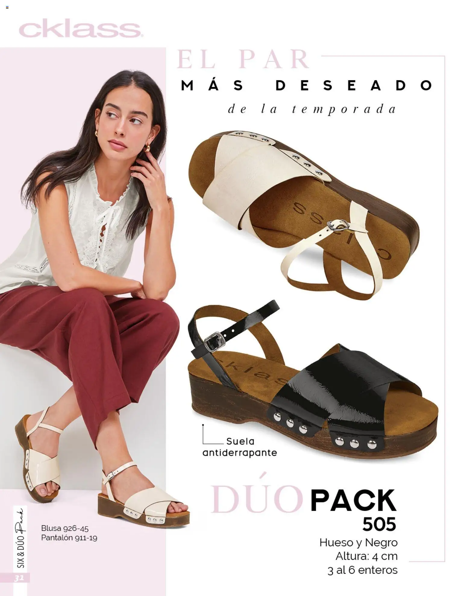 Vista previa las ofertas de la tienda Cklass - Catálogo Six & Dúo pack desde el 02/01/2026 - Blusa