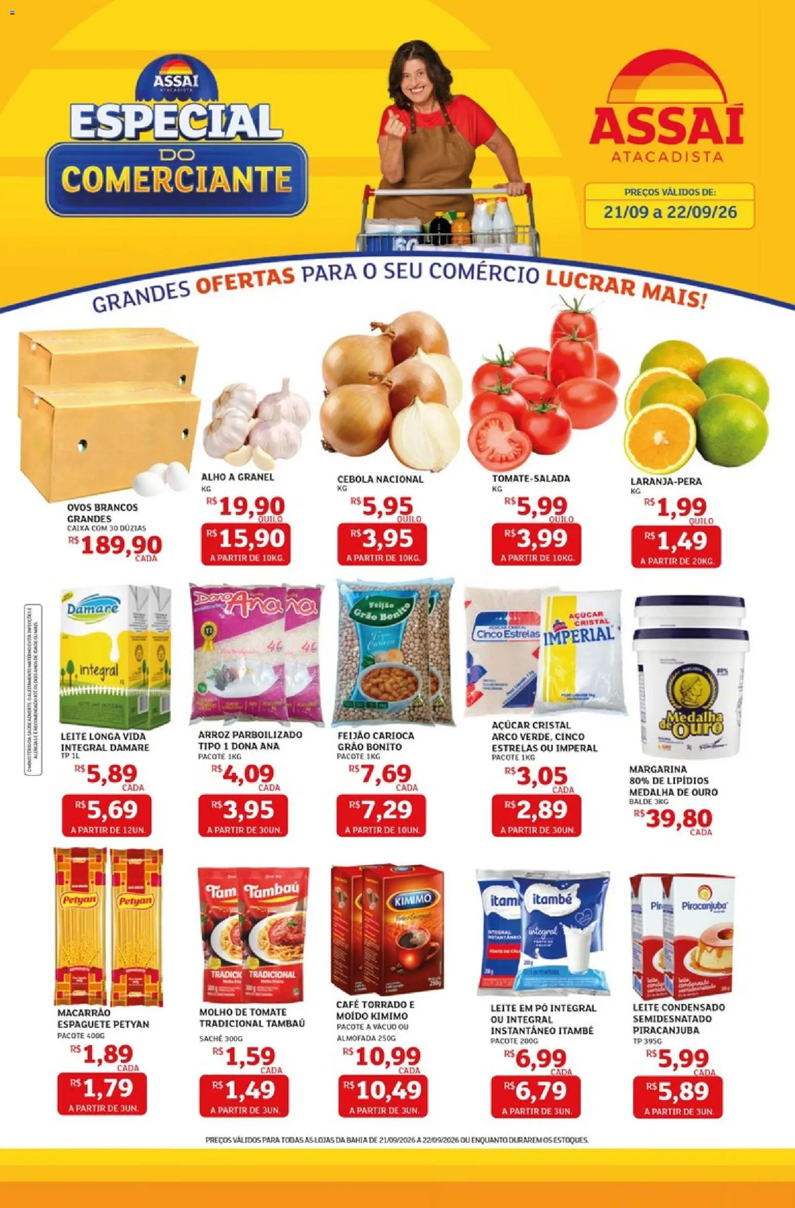 Pré-Visualização do folheto "Assaí Atacadista ofertas - BA" da loja Assaí Atacadista válido a partir de 21/09/2026