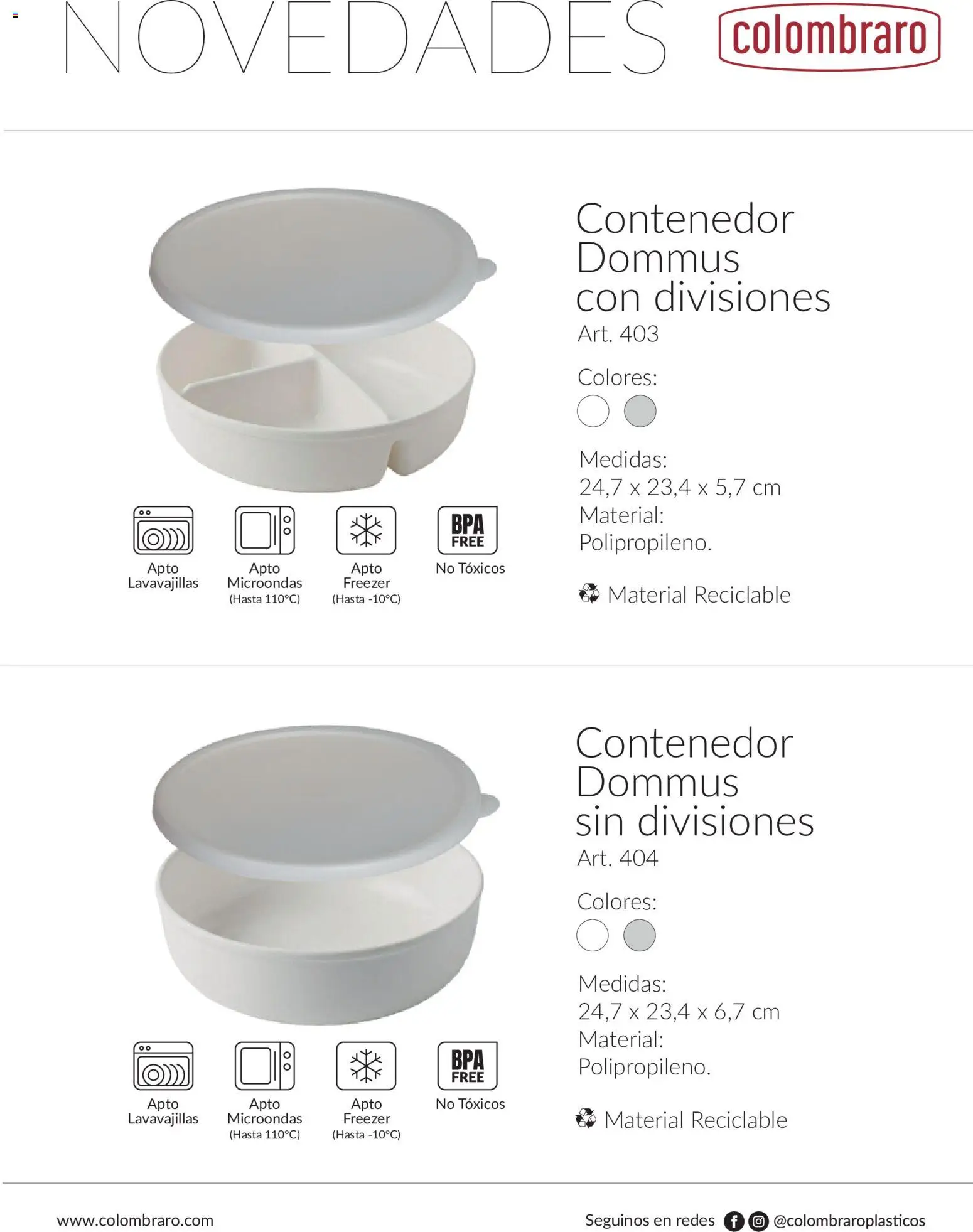 Vista previa del folleto de la tienda Colombraro válido desde el 01/09/2026 