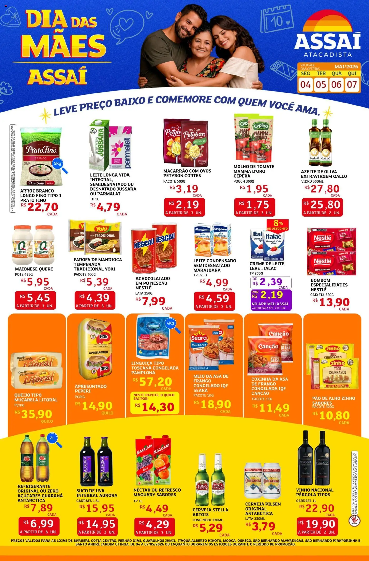 Pré-Visualização do folheto "Assaí Atacadista ofertas - SP" da loja Assaí Atacadista válido a partir de 04/05/2026