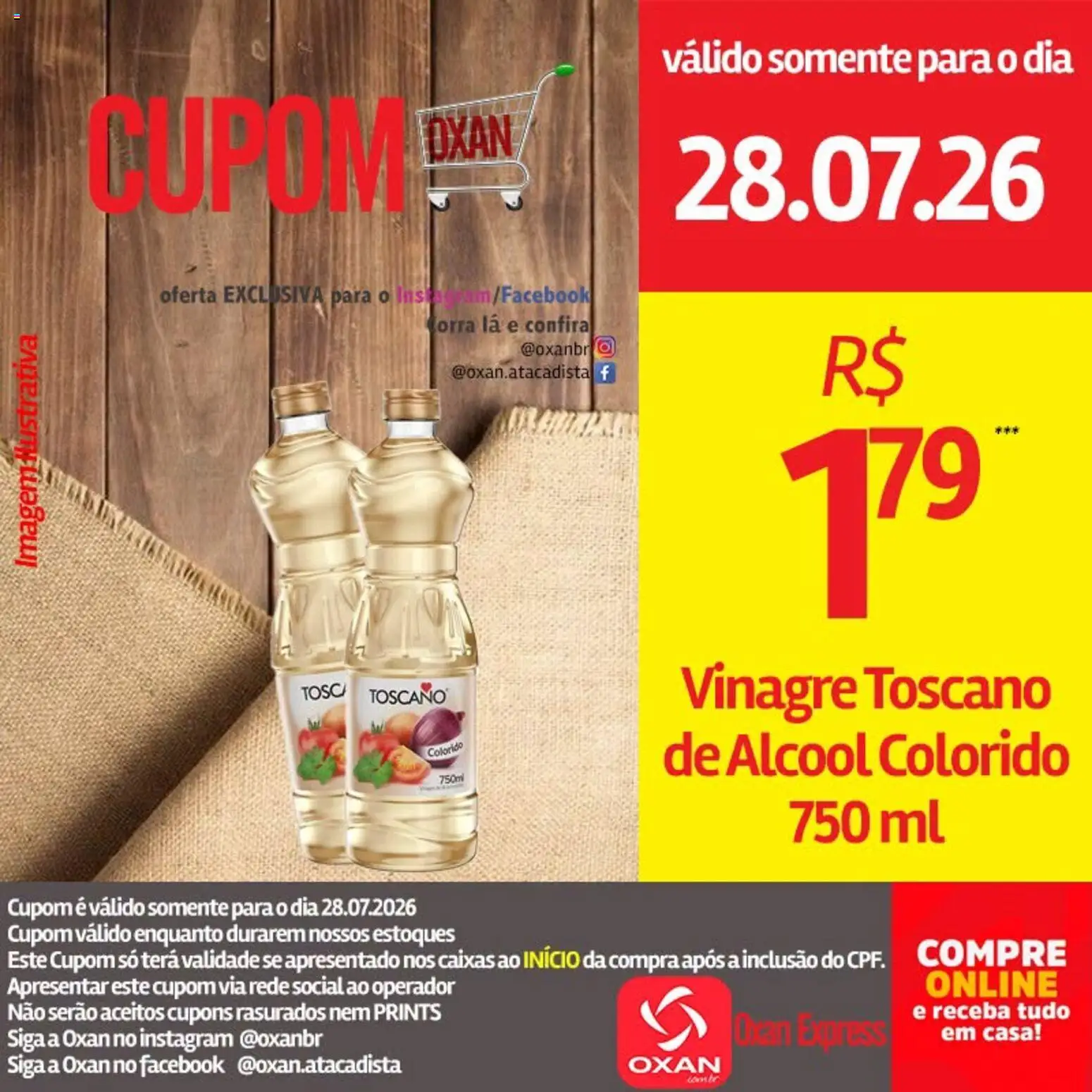 Pré-Visualização do folheto "Oxan Atacadista - Ofertas da semana" da loja Oxan Atacadista válido a partir de 28/07/2026