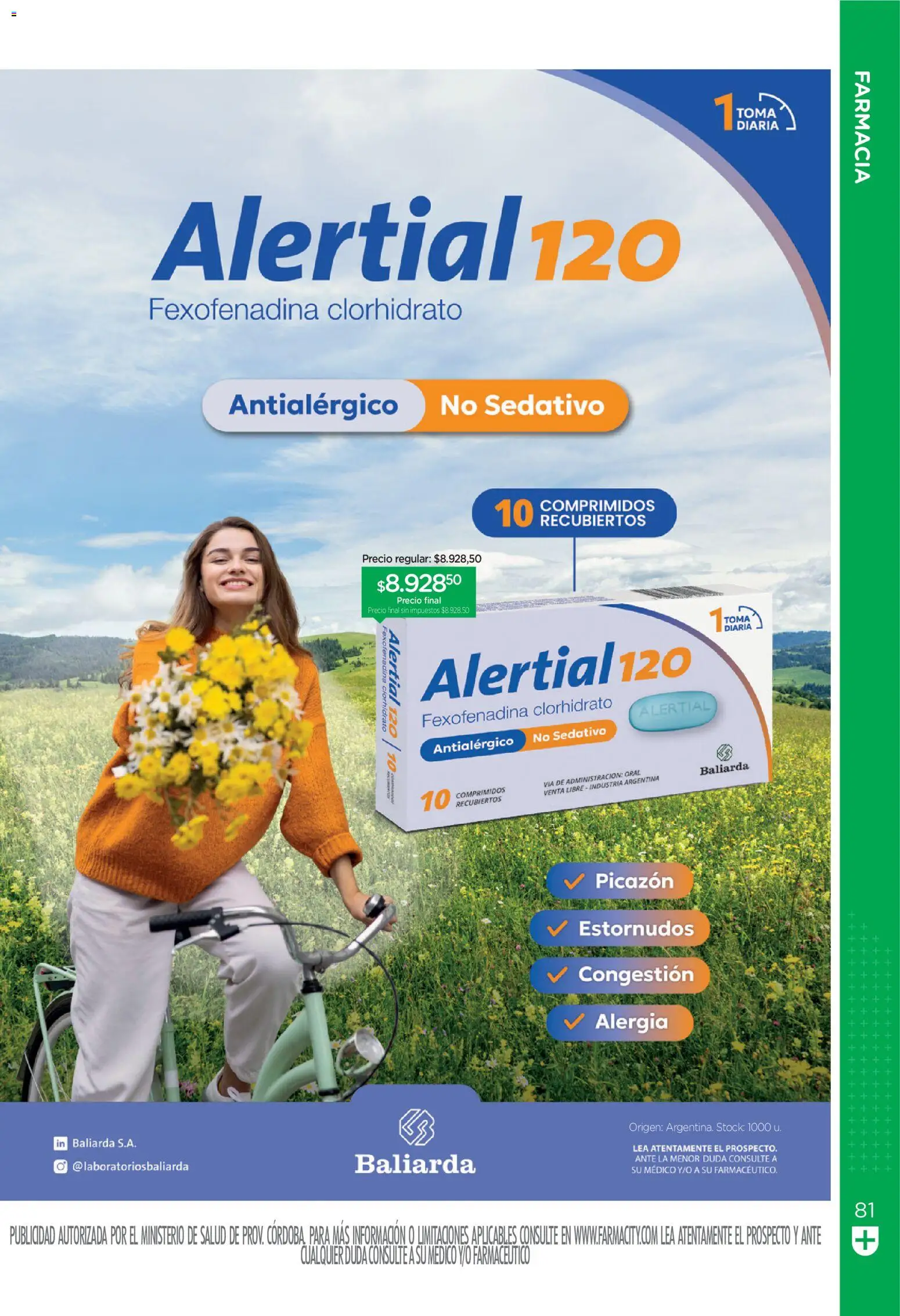 Vista previa del folleto de la tienda Farmacity válido desde el 01/10/2026 