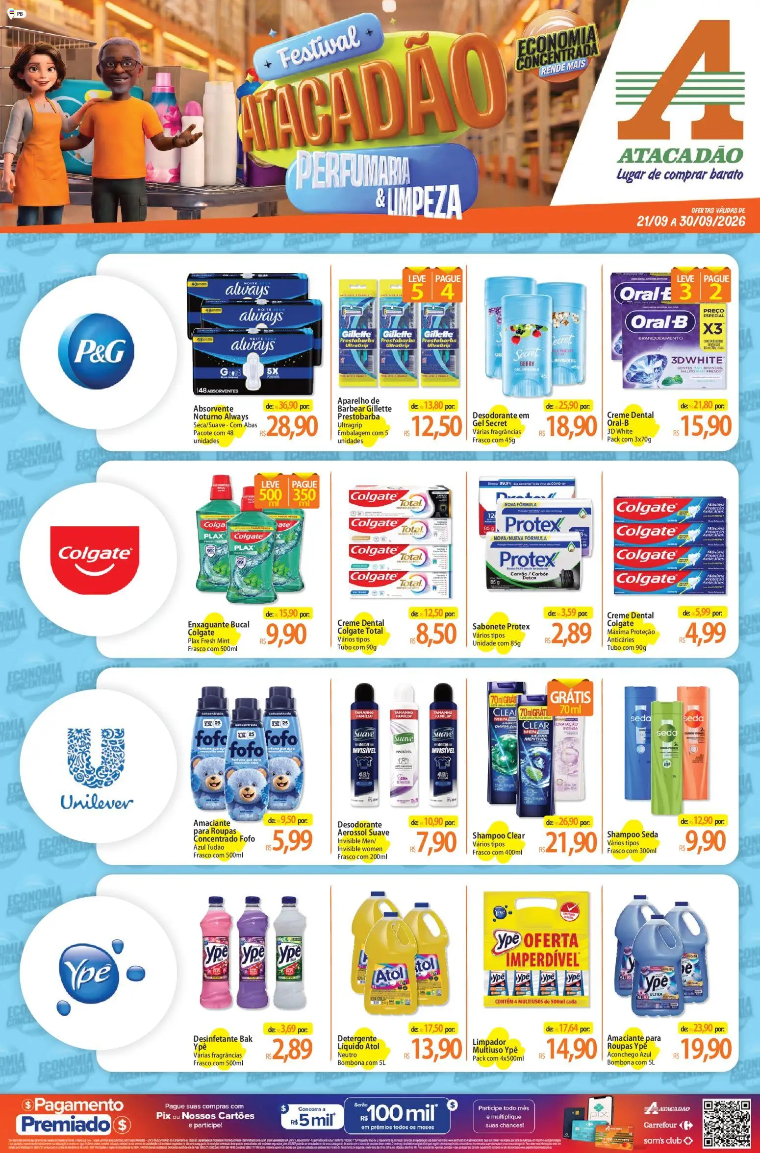 Pré-Visualização do folheto "Atacadão ofertas - PB" da loja Atacadão válido a partir de 21/09/2026