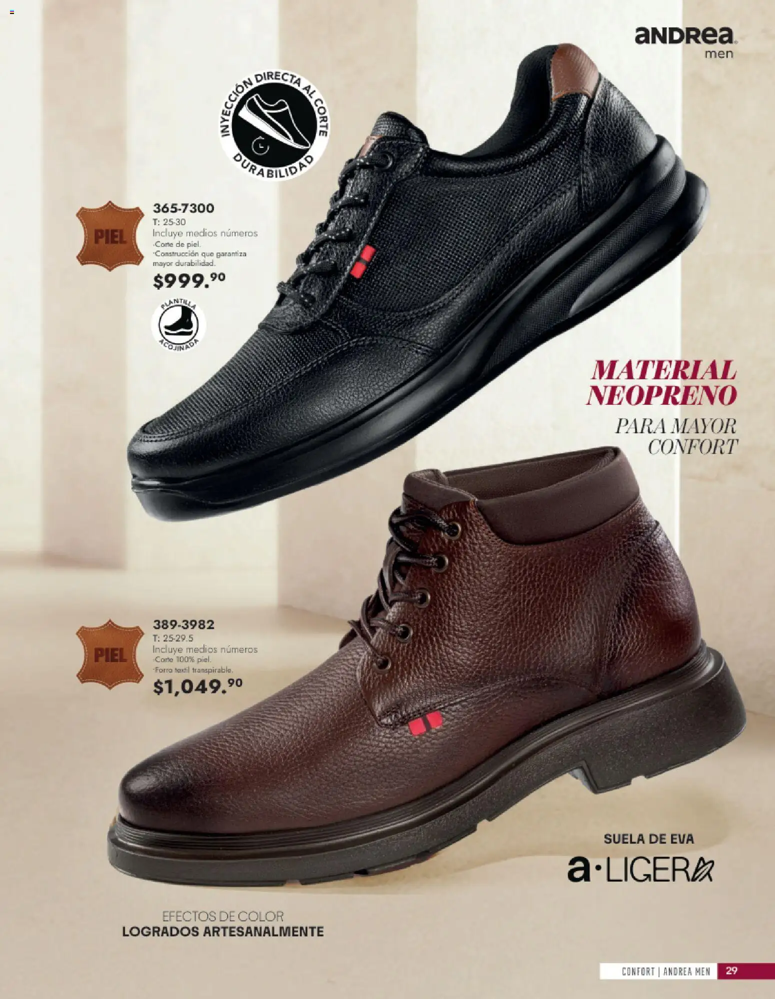 Vista previa las ofertas de la tienda Andrea - Andrea catálogo Calzado Caballero desde el 24/05/2026 