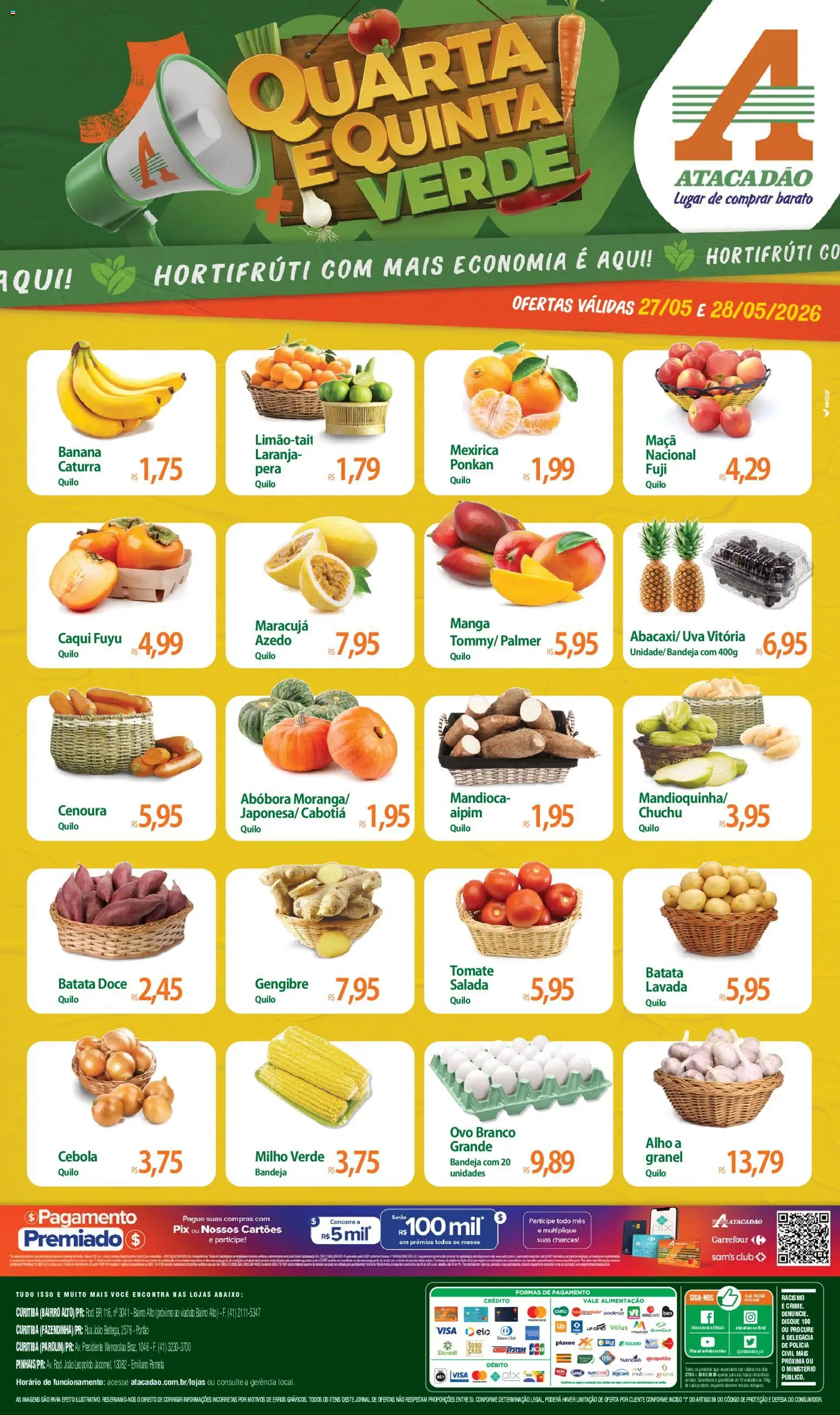 Pré-Visualização do folheto "Atacadão ofertas - PR" da loja Atacadão válido a partir de 27/05/2026