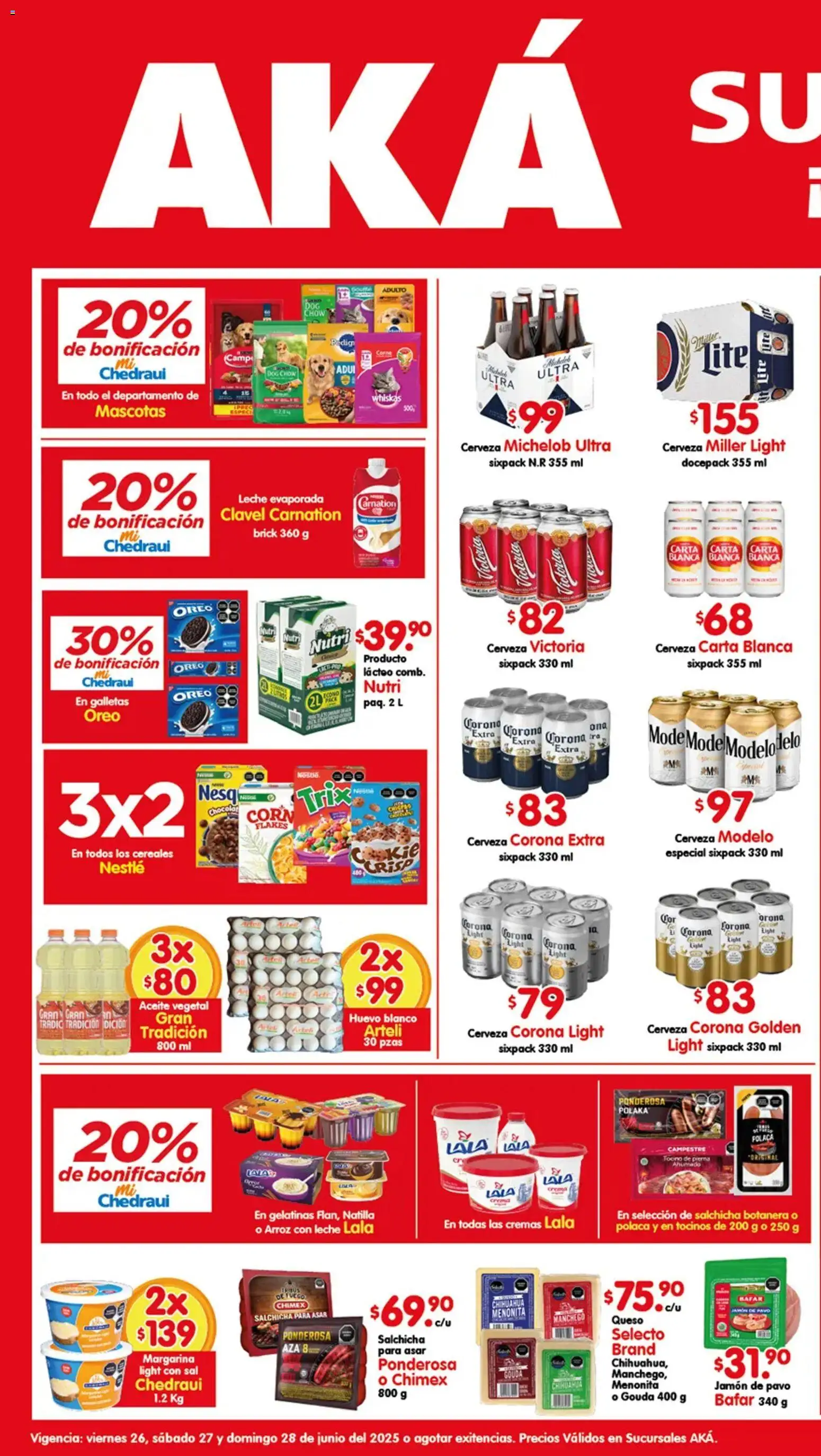 Vista previa las ofertas de la tienda Arteli - Arteli folleto Aká Superbodegas desde el 26/06/2026 