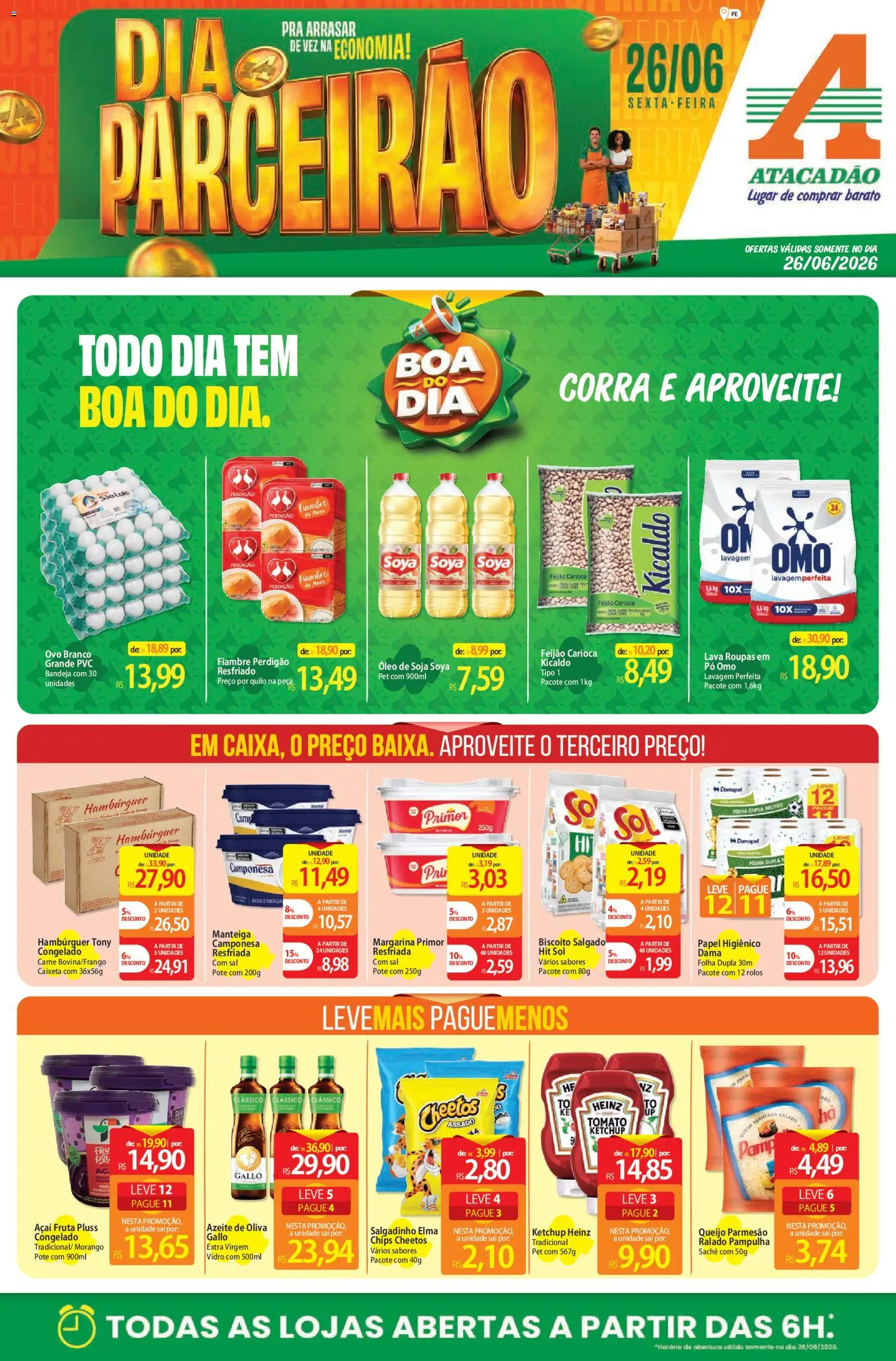 Pré-Visualização do folheto "Atacadão ofertas - PE" da loja Atacadão válido a partir de 26/06/2026