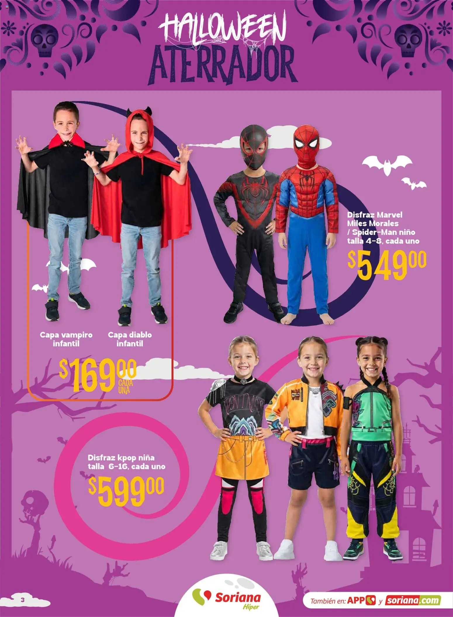Vista previa las ofertas de la tienda Soriana - Soriana Híper - Halloween y Día de muertos desde el 01/10/2026 
