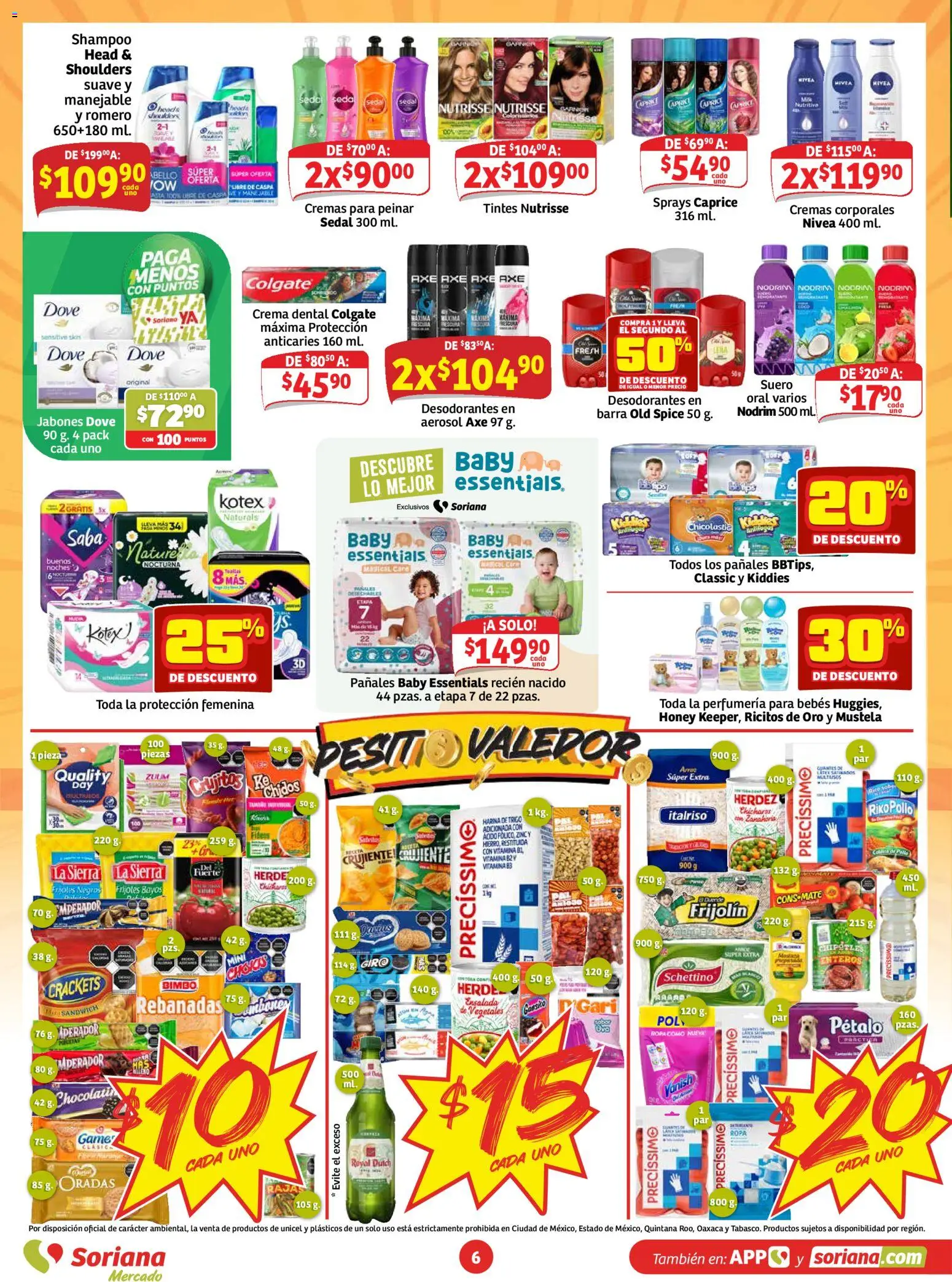 Vista previa las ofertas de la tienda Soriana - Soriana Mercado - Ahorro constante y sonante Mercado Nacional desde el 11/09/2026 