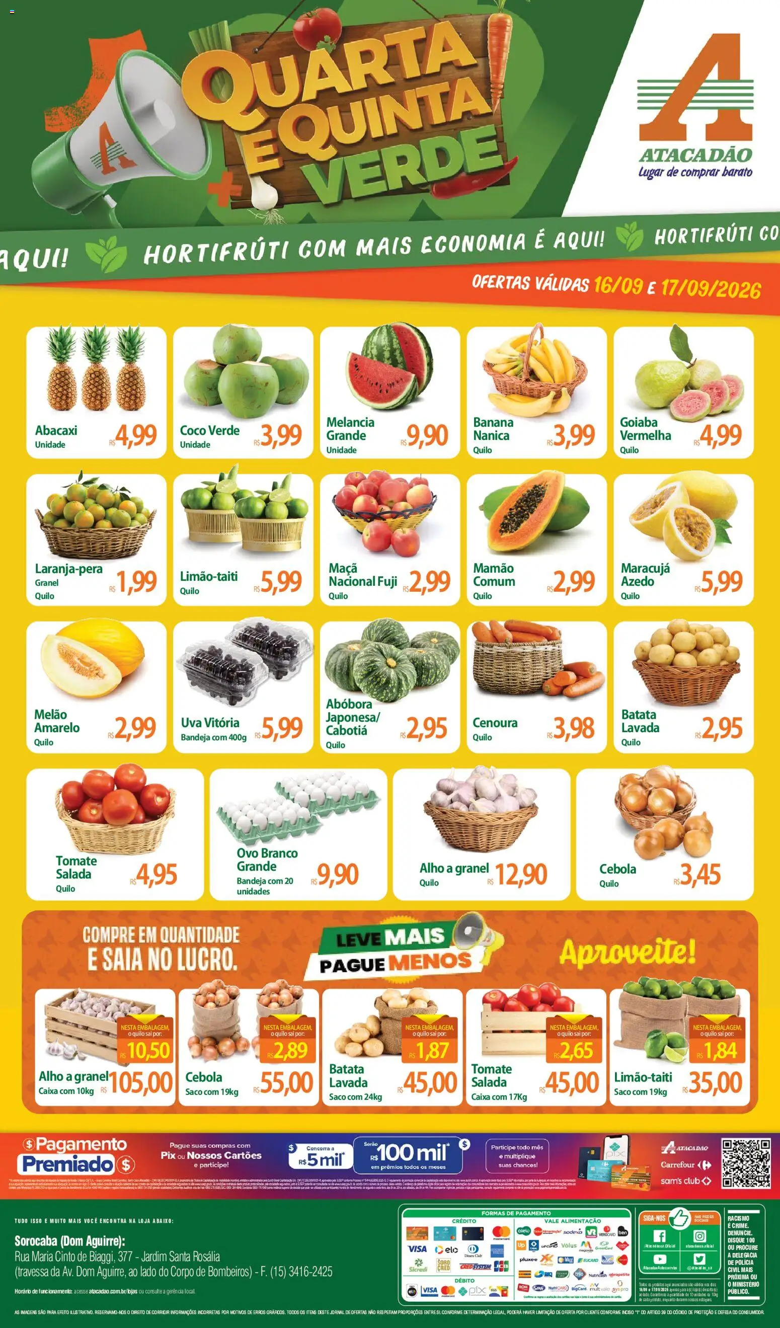 Pré-Visualização do folheto "Atacadão ofertas - SP" da loja Atacadão válido a partir de 16/09/2026