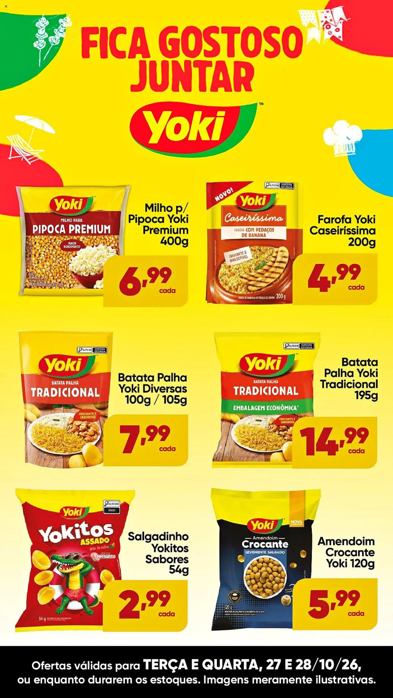 Pré-Visualização do folheto "Lopes Supermercados ofertas Yoki" da loja Lopes Supermercados válido a partir de 27/10/2026
