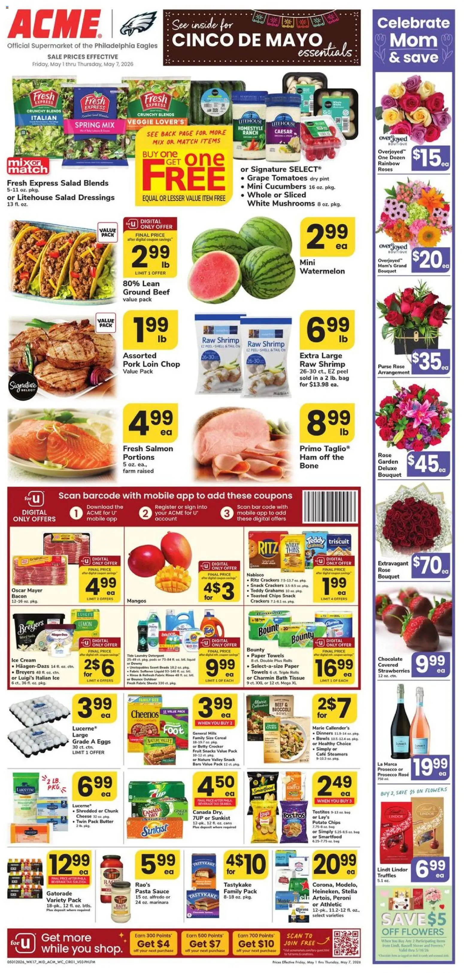 Ad Preview of Acme Acme Weekly Ad from 05/01/2026