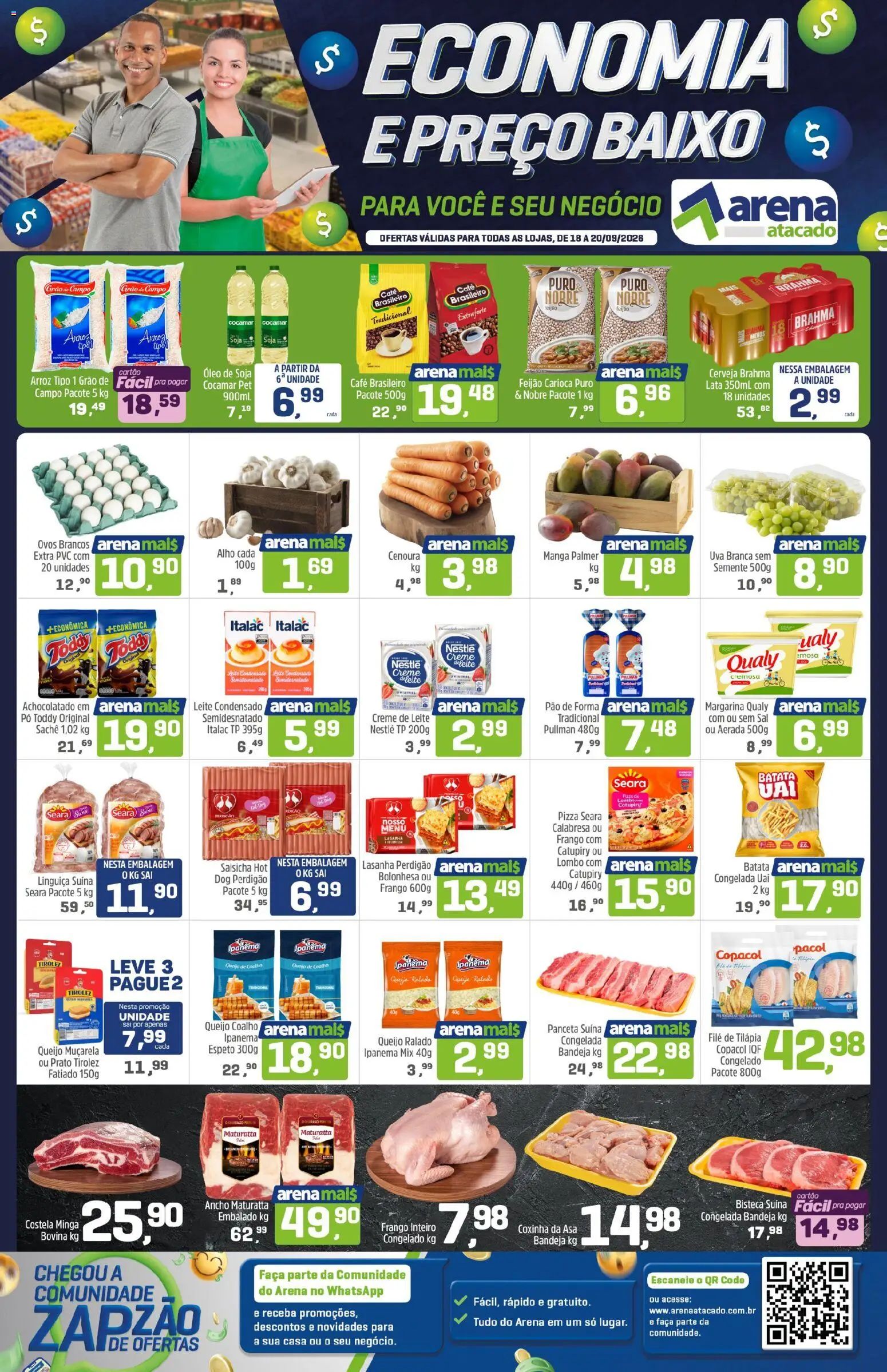 Pré-Visualização do folheto "Arena Atacado - Ofertas da semana" da loja Arena Atacado válido a partir de 18/09/2026