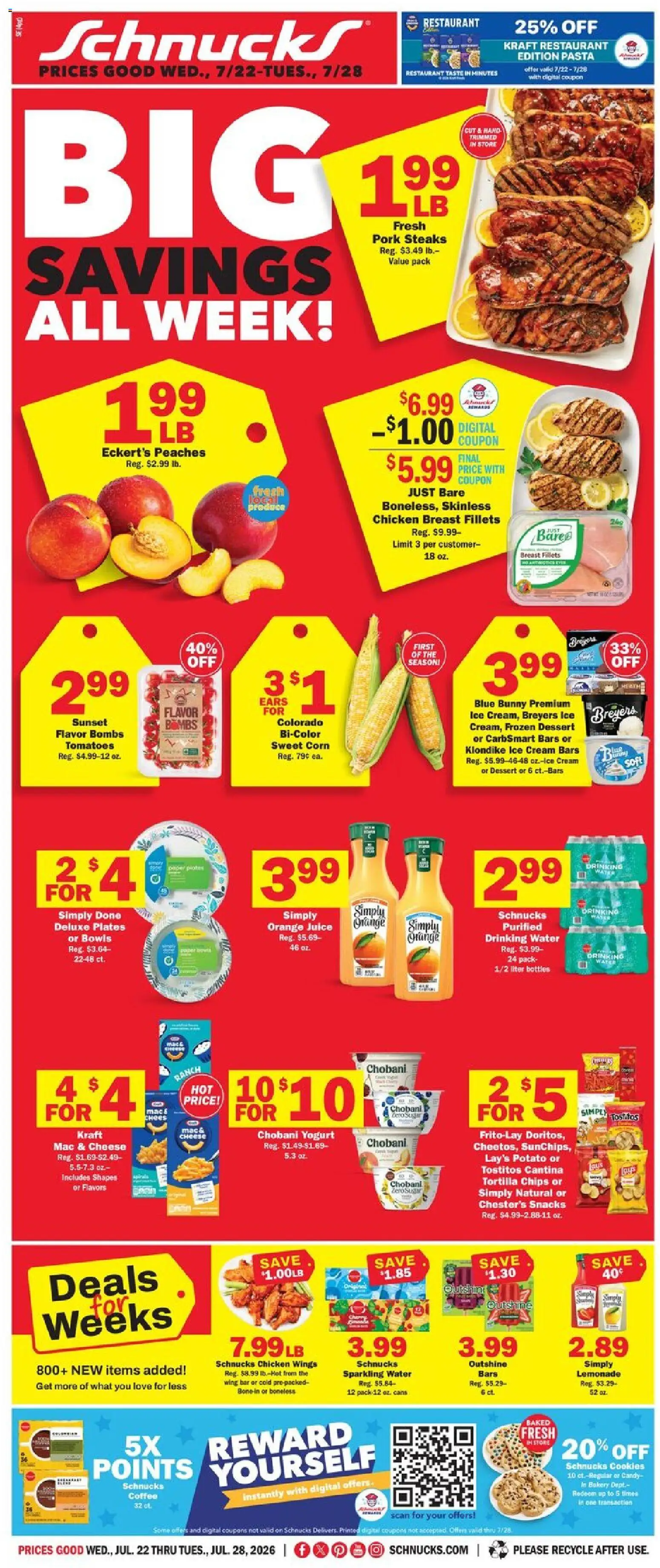Ad Preview of Schnucks Schnucks Weekly Ad from 07/22/2026