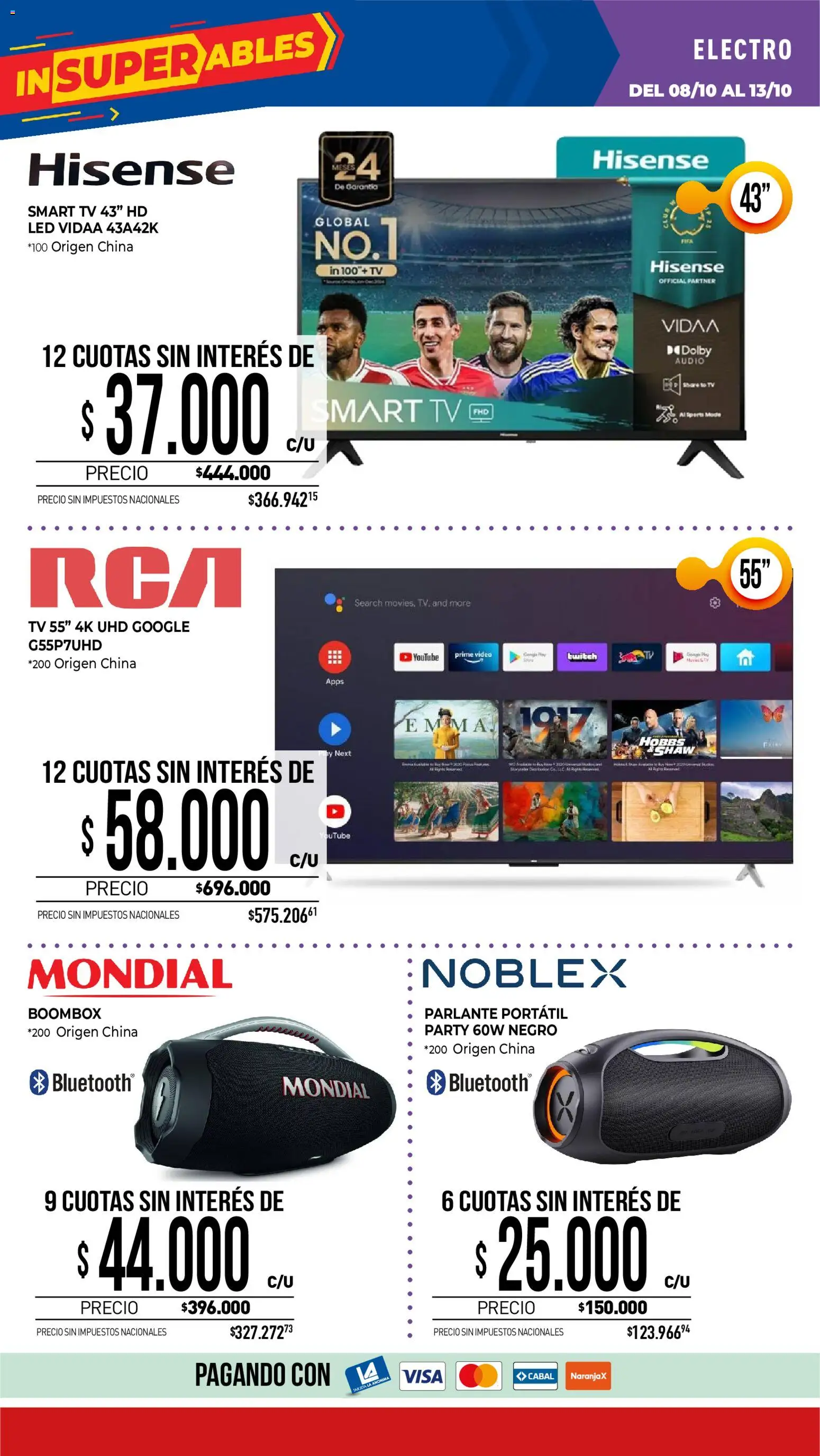 Vista previa del folleto de la tienda La Anonima válido desde el 08/10/2026 