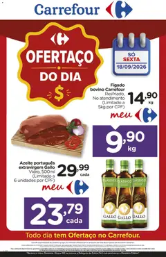 Pré-Visualização do folheto "Carrefour ofertas do Dia" da loja Carrefour válido a partir de 18/09/2026