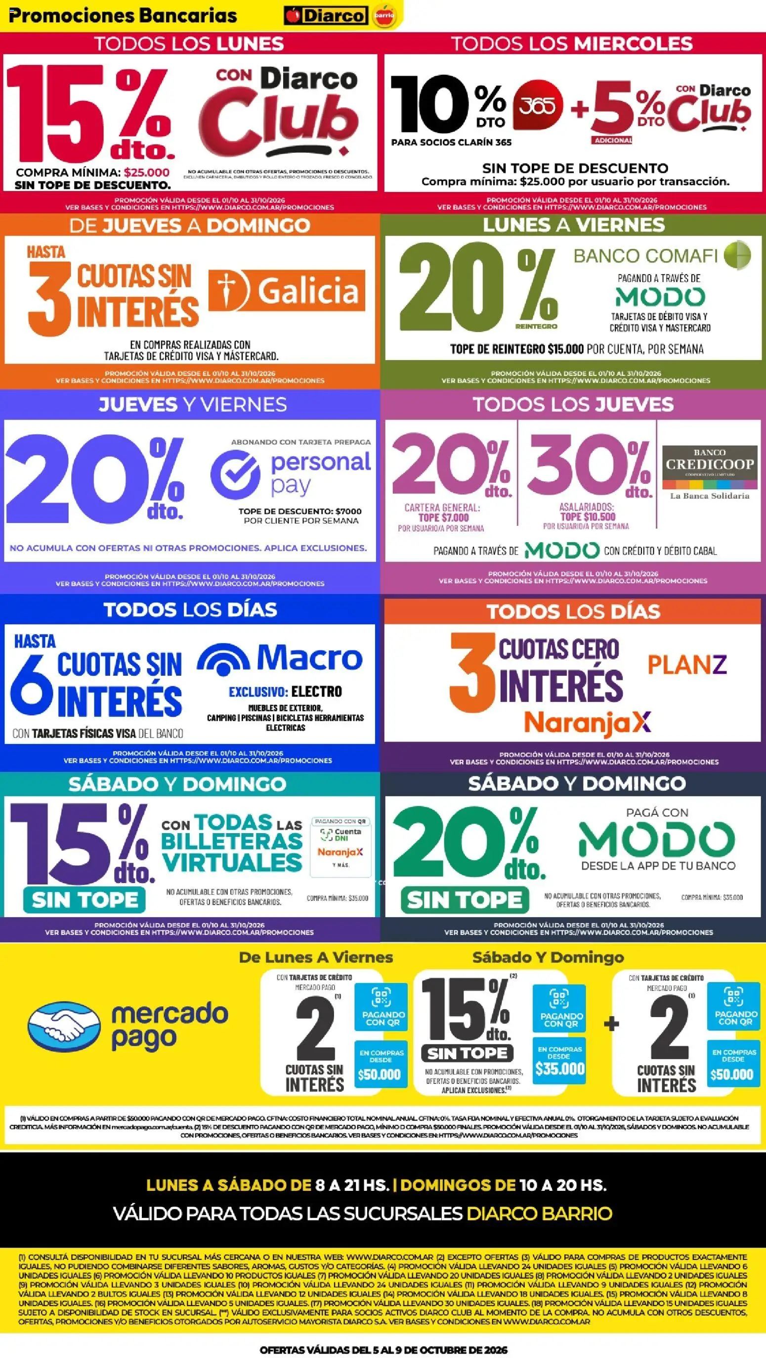 Vista previa del folleto de la tienda Diarco válido desde el 05/10/2026 
