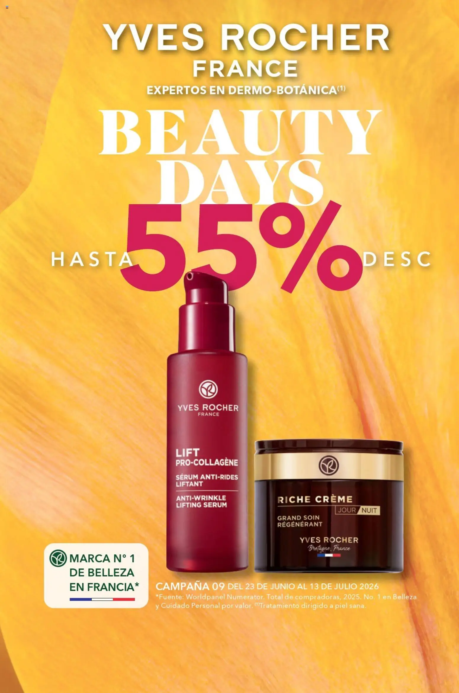 Vista previa las ofertas de la tienda Yves Rocher - Yves Rocher campaña 9 2026 desde el 23/06/2026 - Serum, Campana