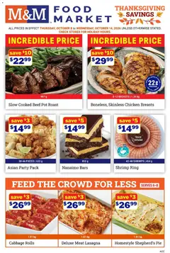 Preview of leaflet M&M Food Market weekly flyer / circulaire from shop M&M Food Market is valid from Oct 08, 2026