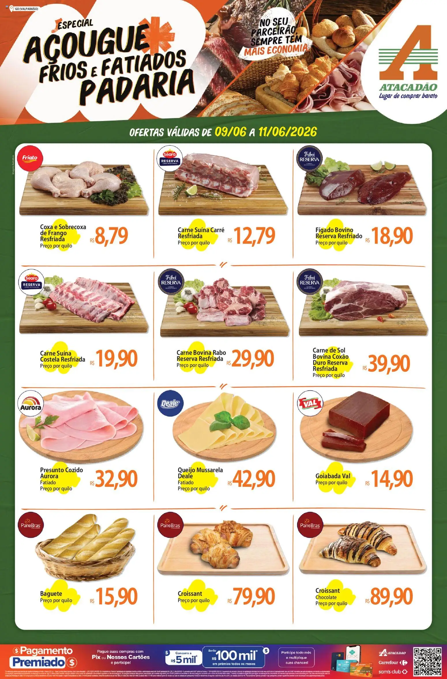 Pré-Visualização do folheto "Atacadão ofertas - GO" da loja Atacadão válido a partir de 09/06/2026