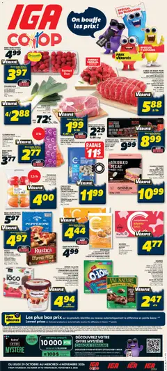 Preview of leaflet IGA weekly flyer / circulaire from shop IGA is valid from Oct 29, 2026