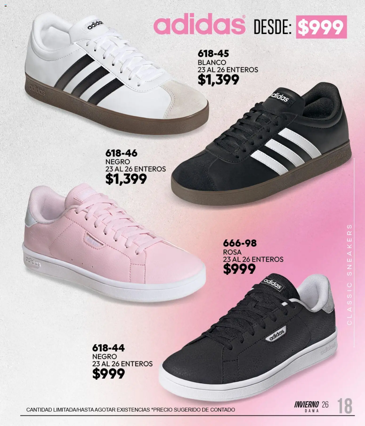 Vista previa las ofertas de la tienda Cklass - Cklass catálogo Sportbrands Dama Invierno desde el 11/09/2026 