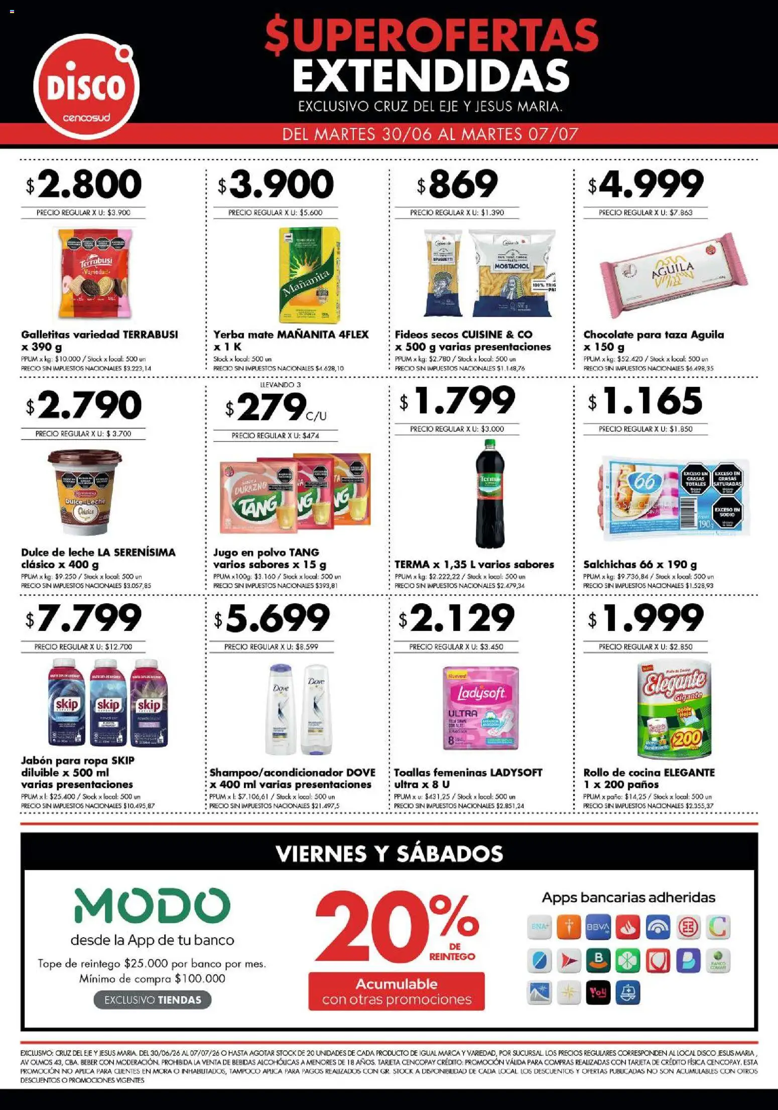 Vista previa del folleto de la tienda Disco válido desde el 30/06/2026 