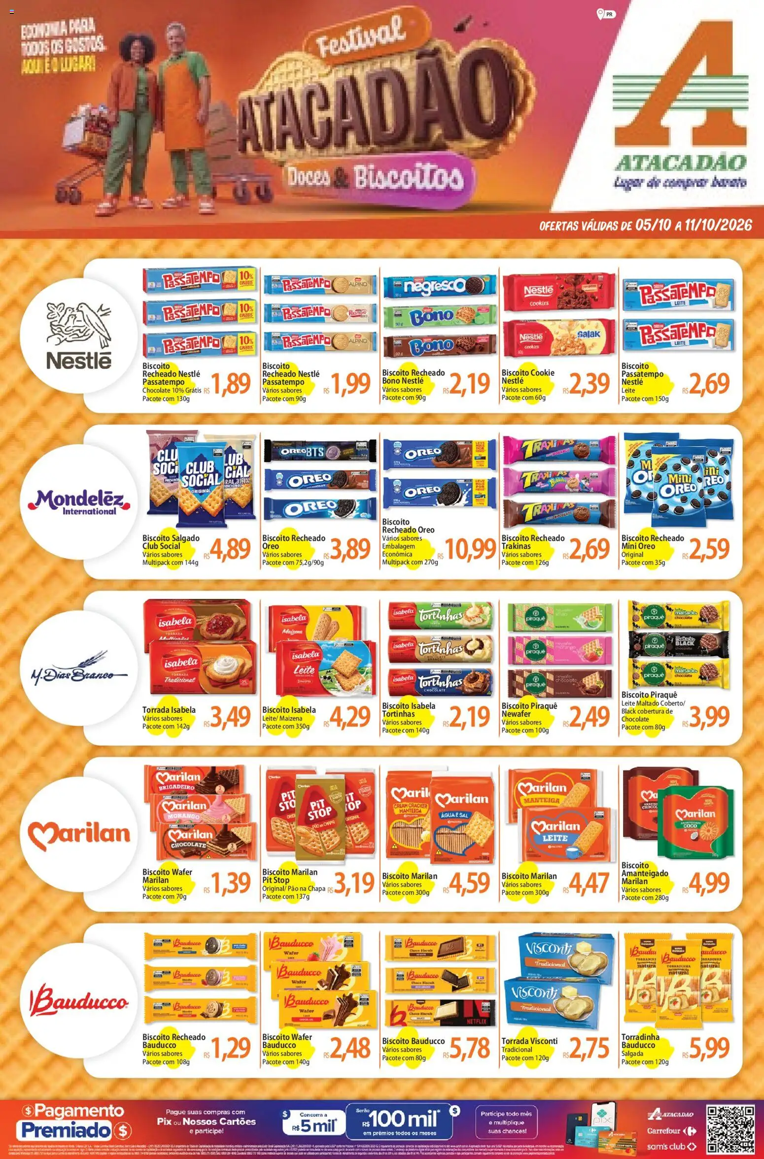 Pré-Visualização do folheto "Atacadão ofertas - PR" da loja Atacadão válido a partir de 05/10/2026