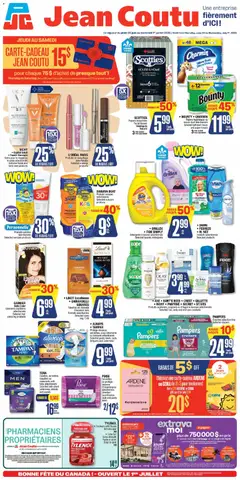 Preview of leaflet Jean Coutu circulaire from shop Jean Coutu is valid from Jun 25, 2026