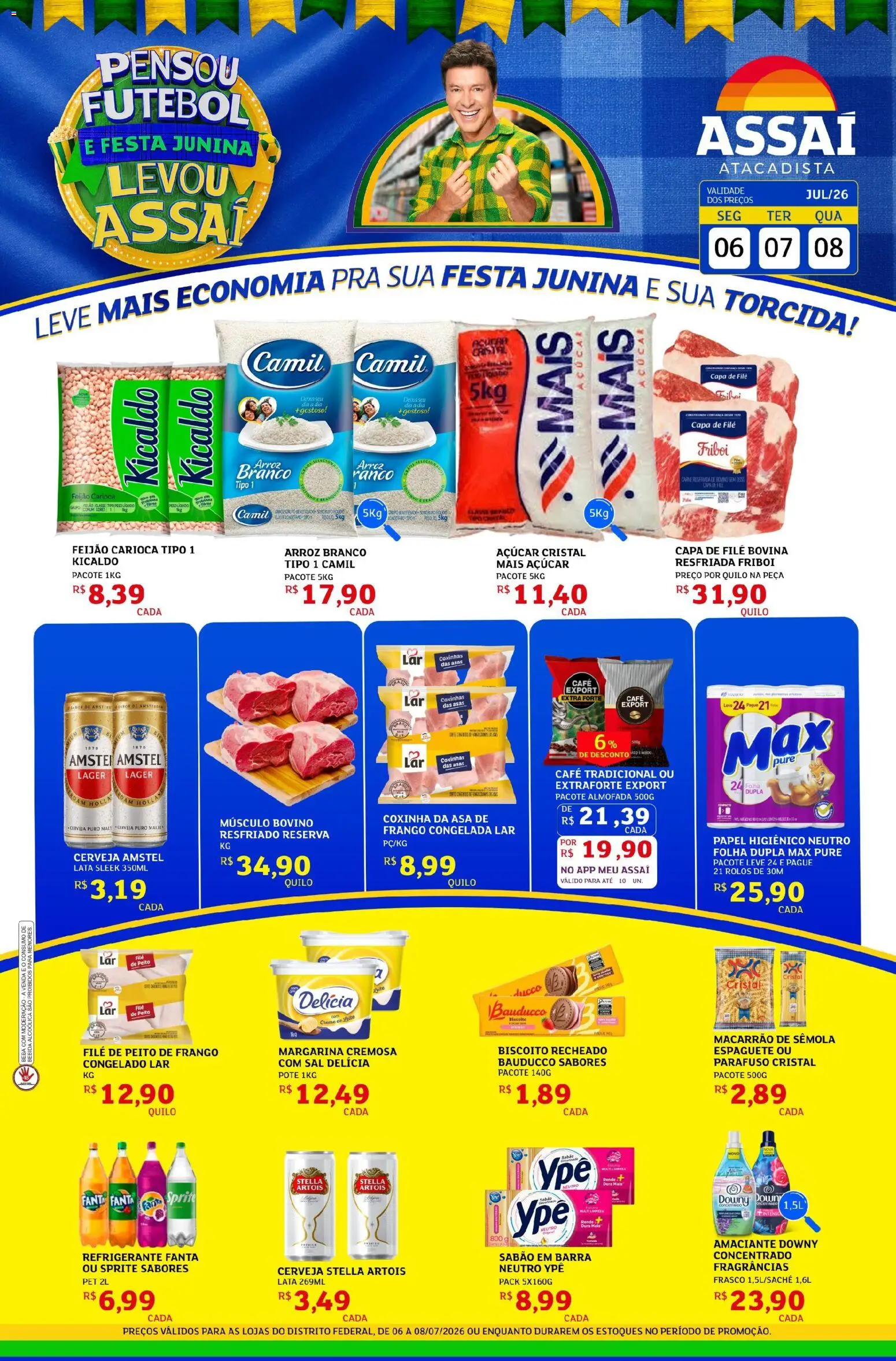 Pré-Visualização do folheto "Assaí Atacadista ofertas - DF" da loja Assaí Atacadista válido a partir de 06/07/2026
