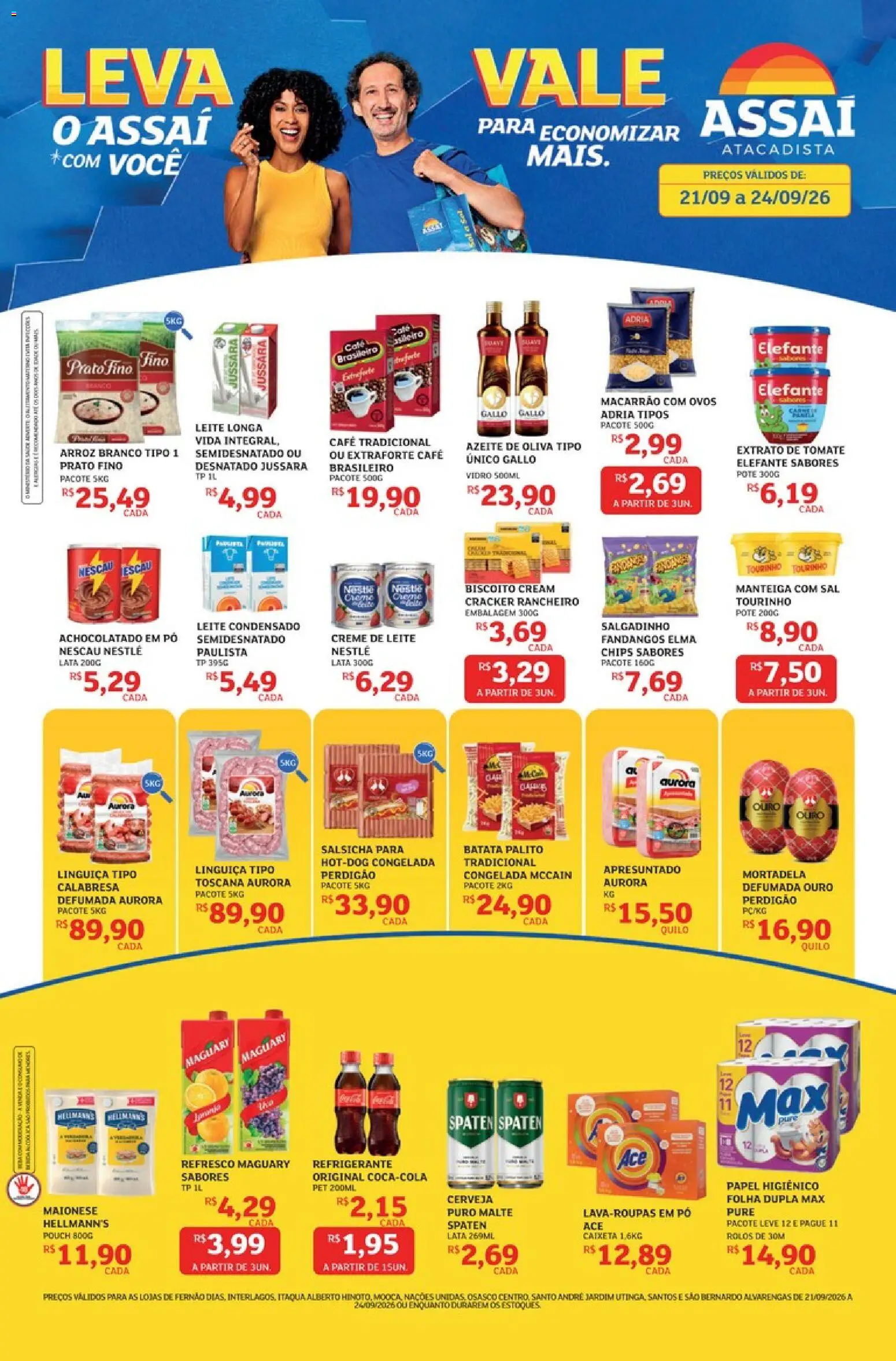 Pré-Visualização do folheto "Assaí Atacadista ofertas - SP" da loja Assaí Atacadista válido a partir de 21/09/2026
