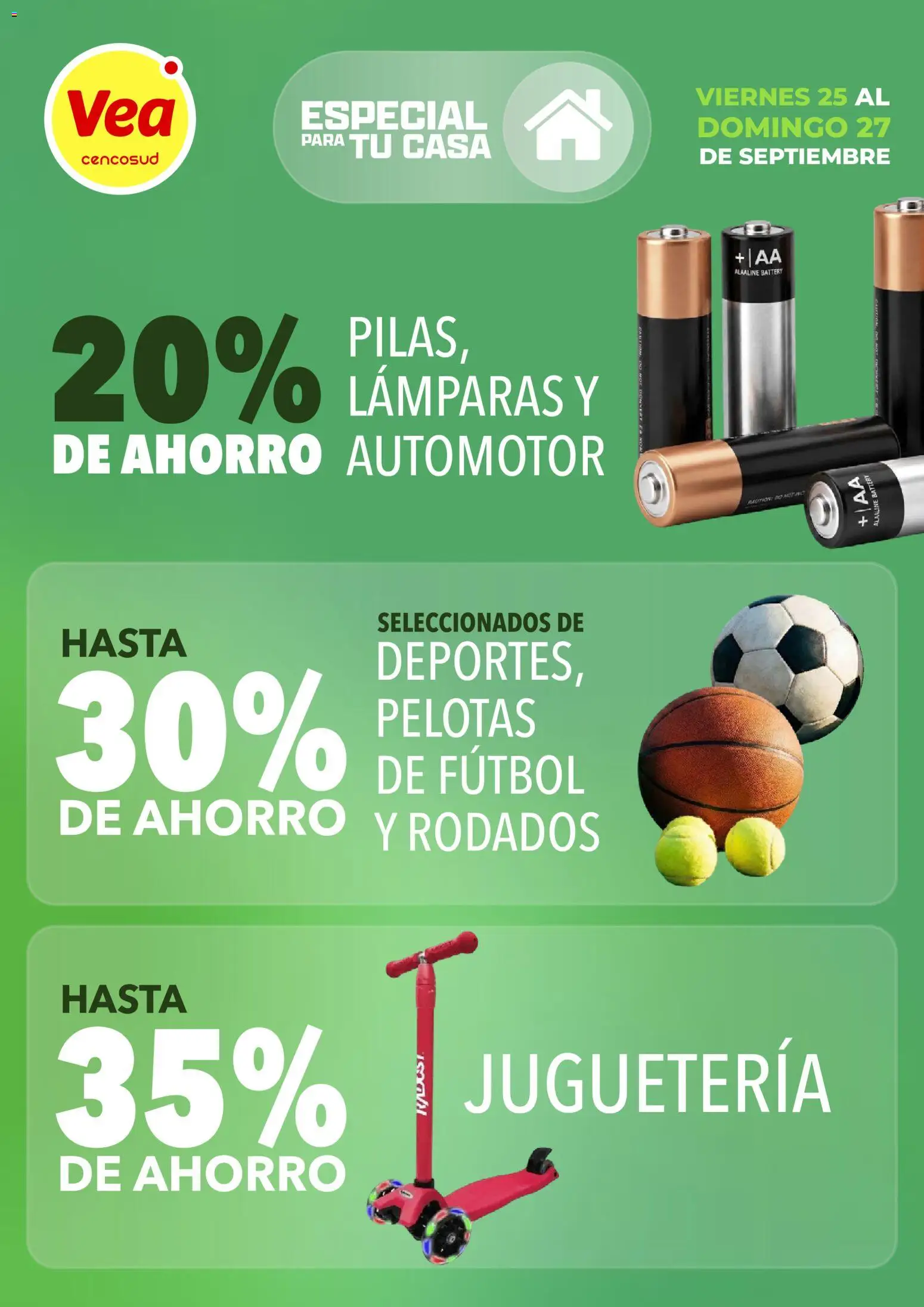 Vista previa del folleto de la tienda Vea válido desde el 25/09/2026 