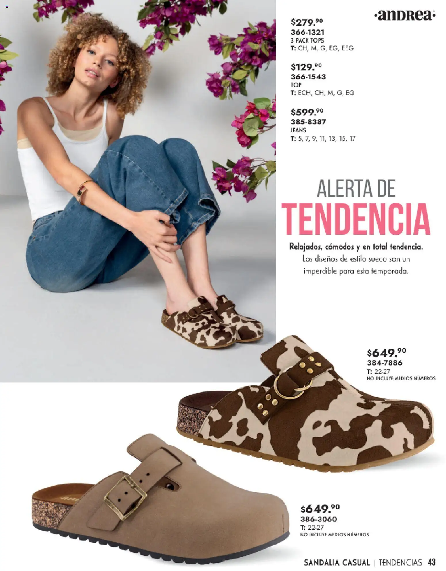 Vista previa las ofertas de la tienda Andrea - Catálogo Calzado Dama desde el 25/01/2026 