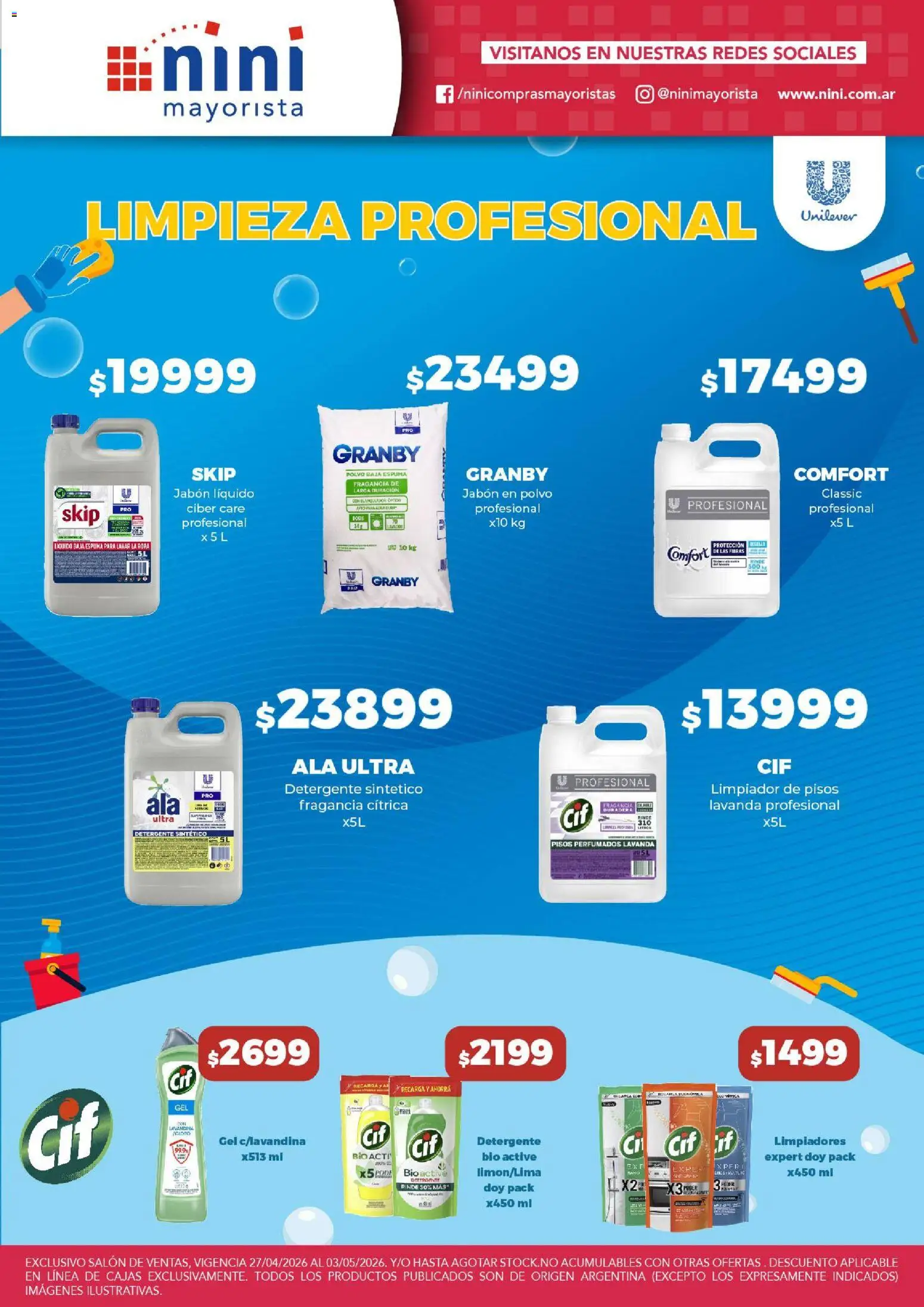 Vista previa del folleto de la tienda NINI Mayorista válido desde el 28/09/2026 
