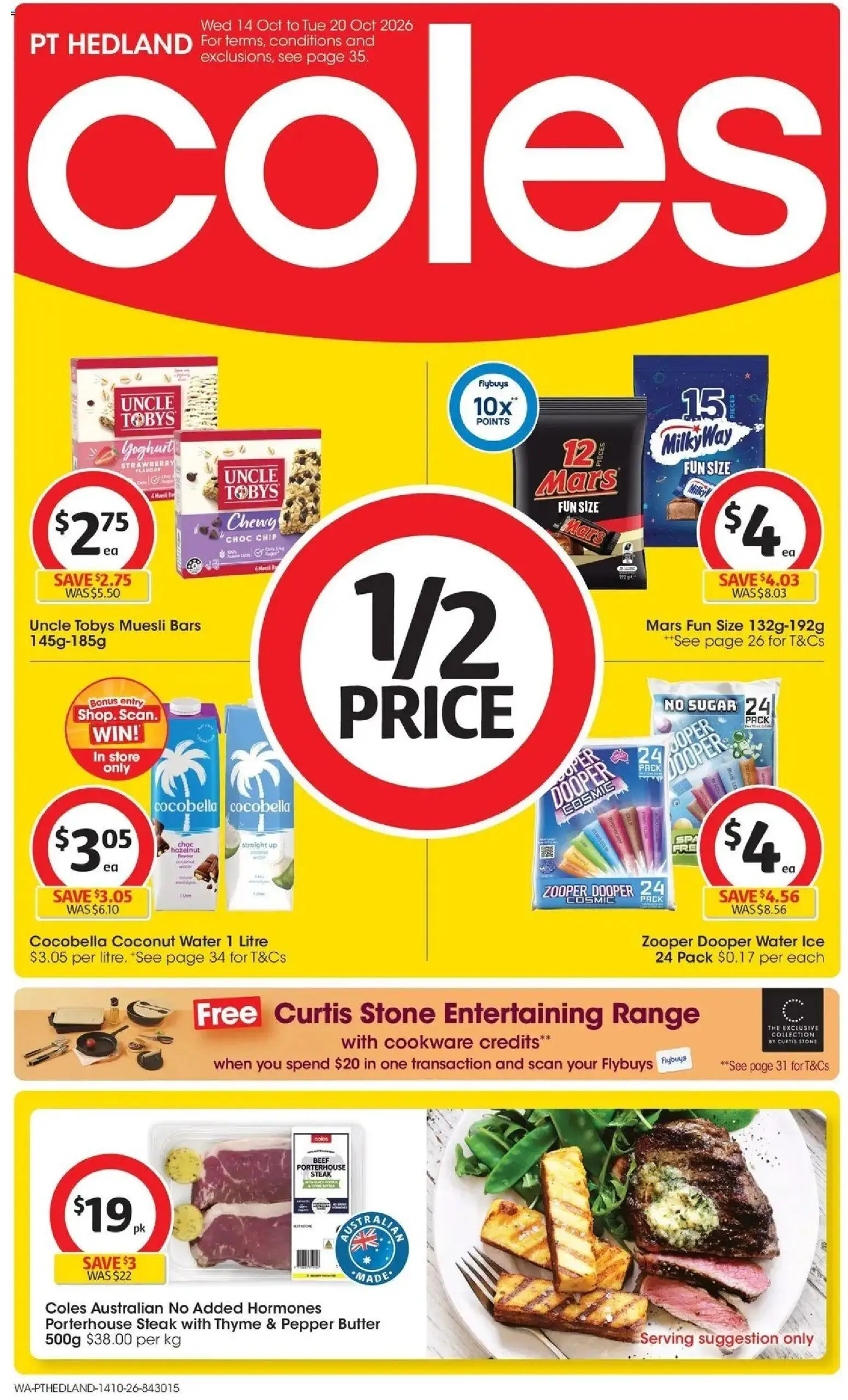 Preview of catalogue Coles catalogue PT HEDLAND from shop Coles valid 14/10/2026