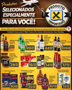 Pré-Visualização do folheto "X Supermercados ofertas Produtos importados" da loja X Supermercados válido a partir de 25/04/2026