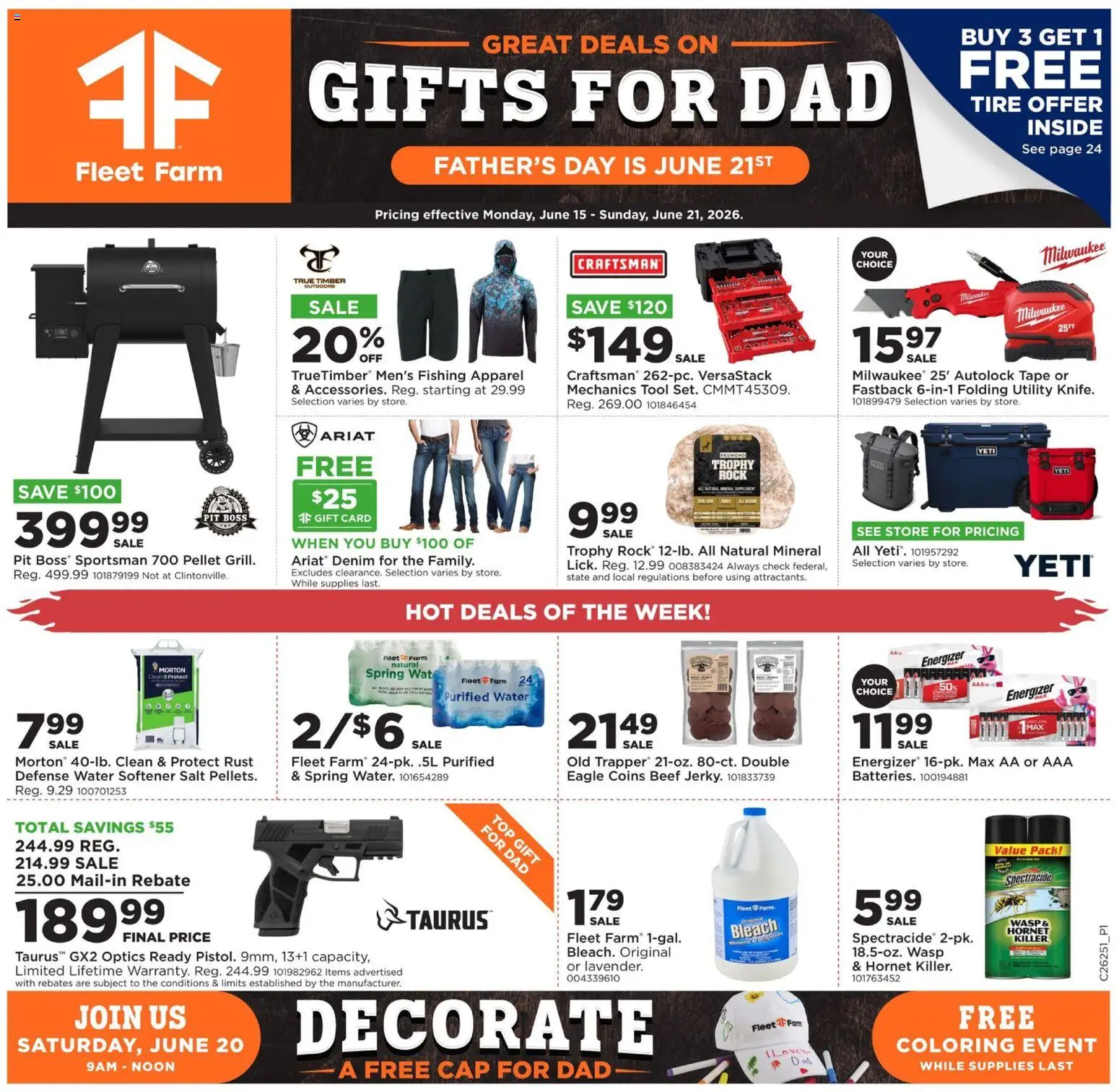 Ad Preview of Mills Fleet Farm Mills Fleet Farm Weekly Ad from 06/15/2026
