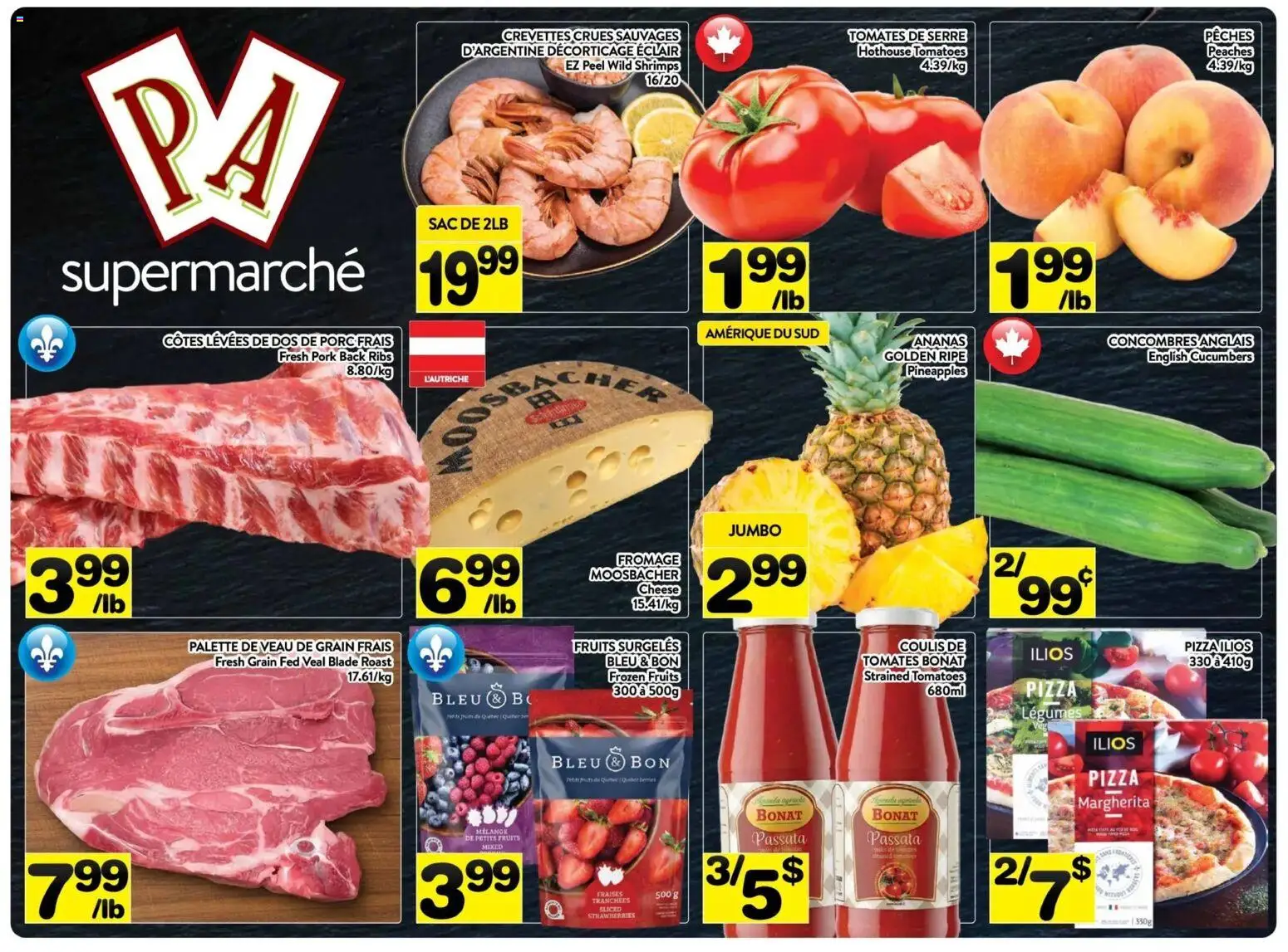 Preview of leaflet Pa Supermarché weekly flyer / circulaire from shop Pa Supermarché is valid from May 18, 2026