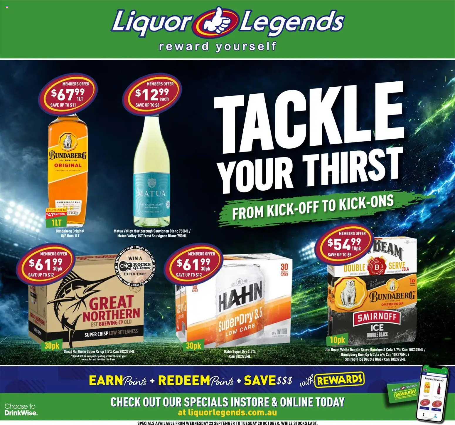Preview of catalogue Liquor Legends catalogue Cornubia from shop Liquor Legends valid 23/09/2026