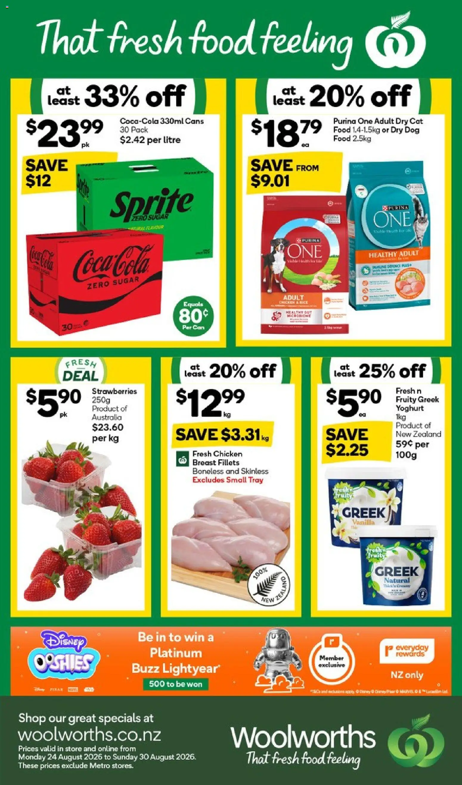Preview of catalogue Woolworths South Island catalogue from shop Woolworths valid 24 Aug 2026