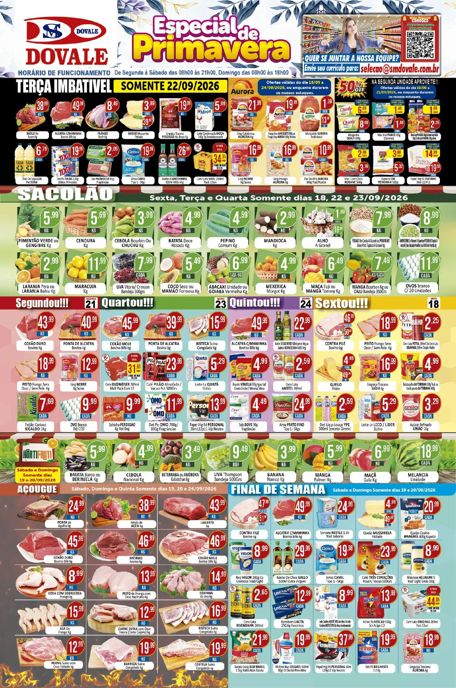Pré-Visualização do folheto "Dovale - Ofertas da semana" da loja Dovale válido a partir de 18/09/2026