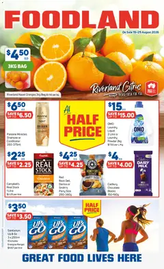 Preview of catalogue Foodland catalogue from shop Foodland valid 19/08/2026