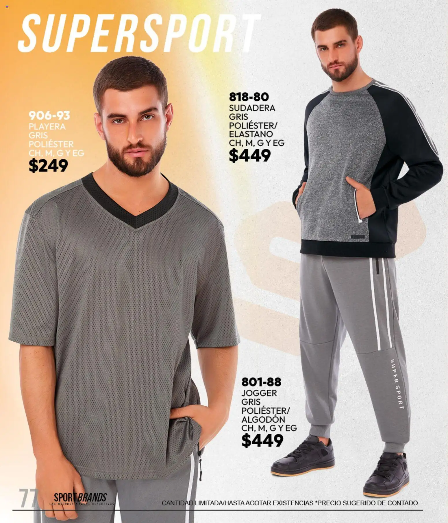 Vista previa las ofertas de la tienda Cklass - Cklass catálogo Sportbrands Caballero Invierno desde el 11/09/2026 