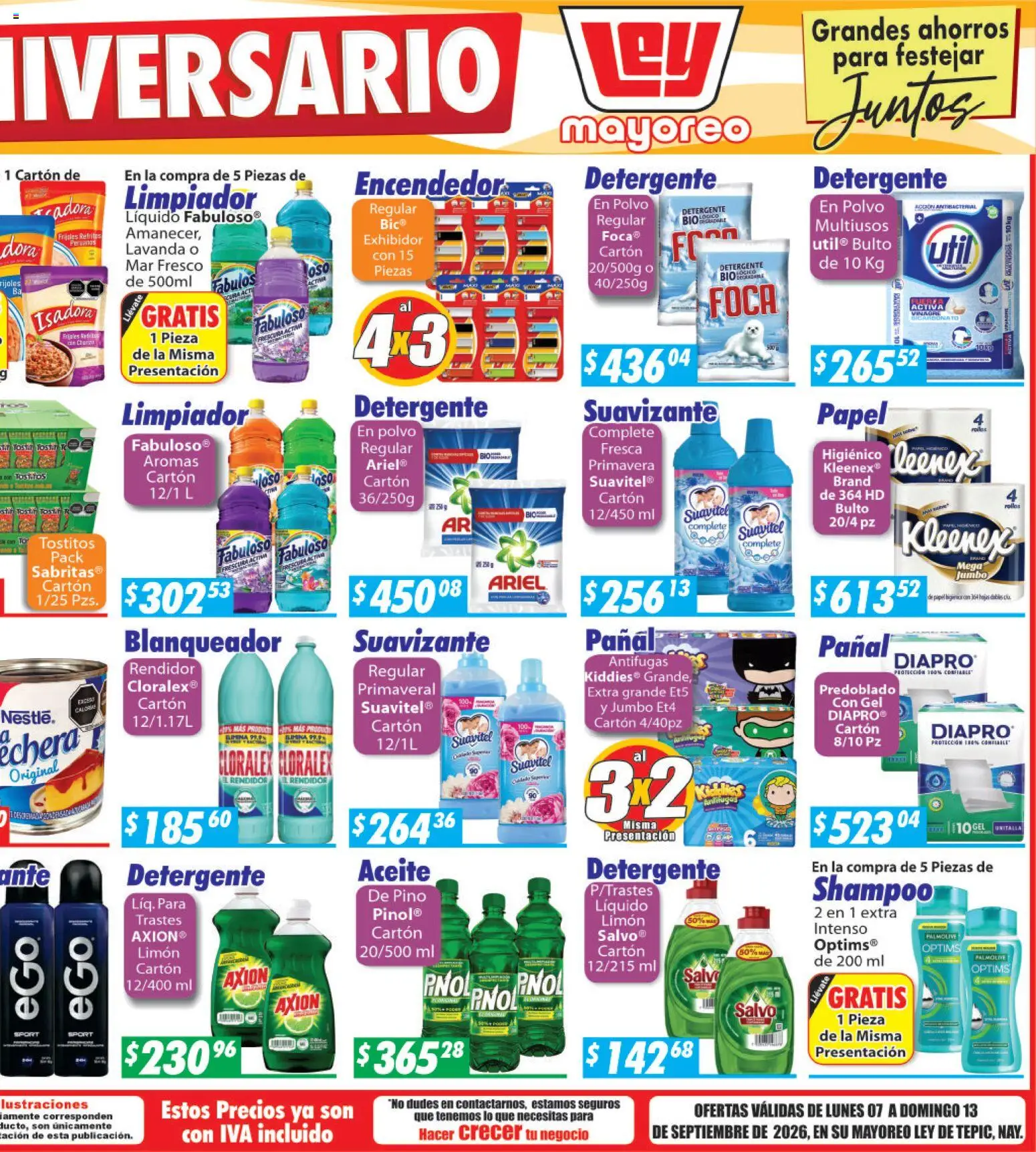 Vista previa las ofertas de la tienda Casa Ley - Casa Ley folleto Tepic desde el 07/09/2026 