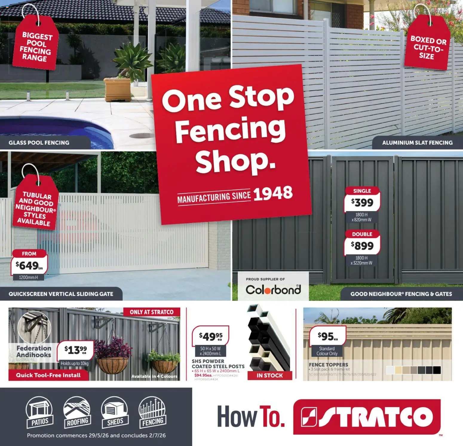 Preview of catalogue Stratco catalogue SA from shop Stratco valid 29/05/2026