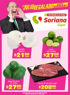 Vista previa las ofertas de la tienda Soriana - Soriana Fin de Semana Súper: Nuevo León, Ciudad Victoria y Tampico desde el 26/06/2026 