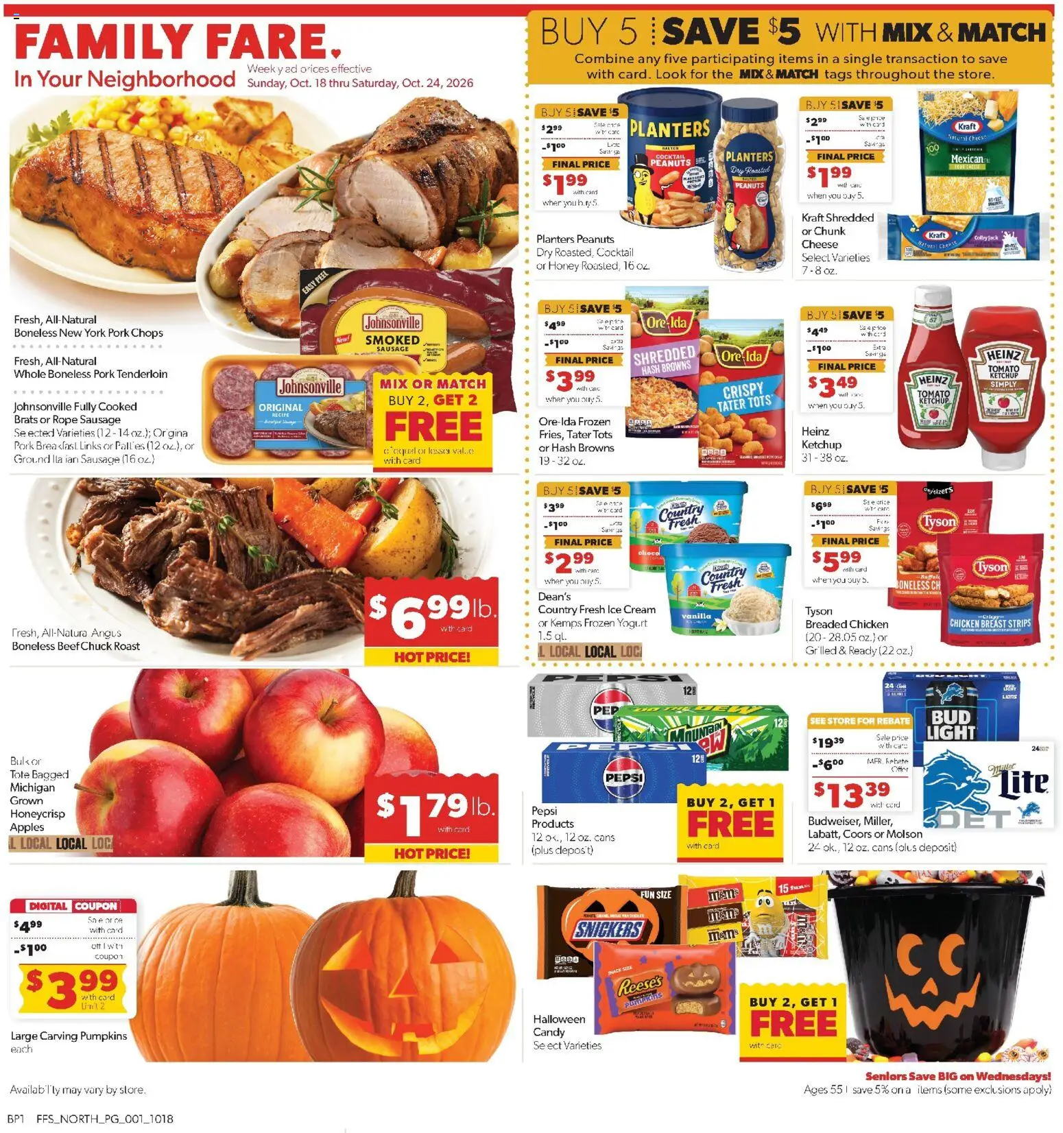 Ad Preview of Family Fare Family Fare Weekly Ad from 10/18/2026