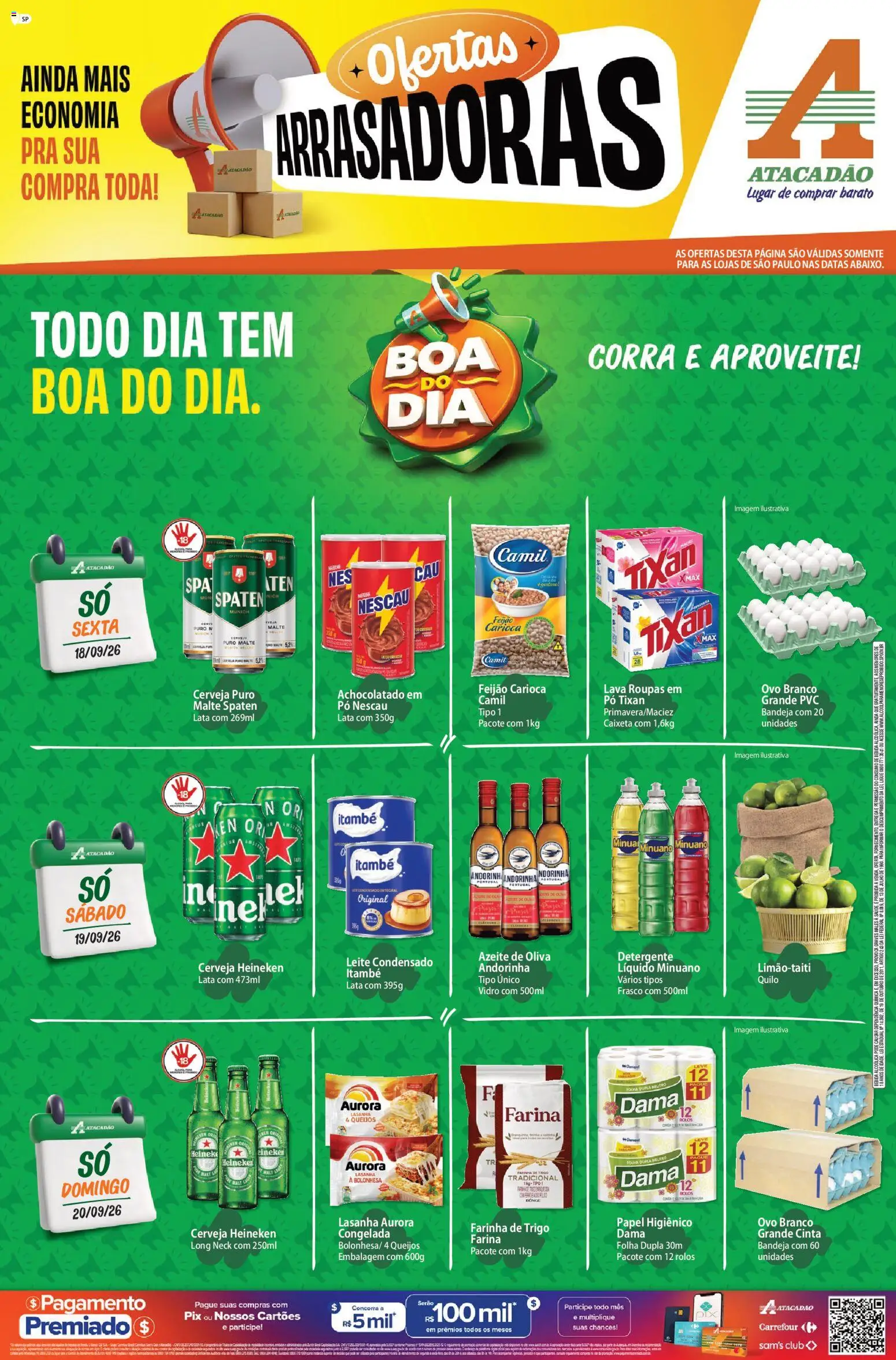 Pré-Visualização do folheto "Atacadão ofertas - SP" da loja Atacadão válido a partir de 18/09/2026