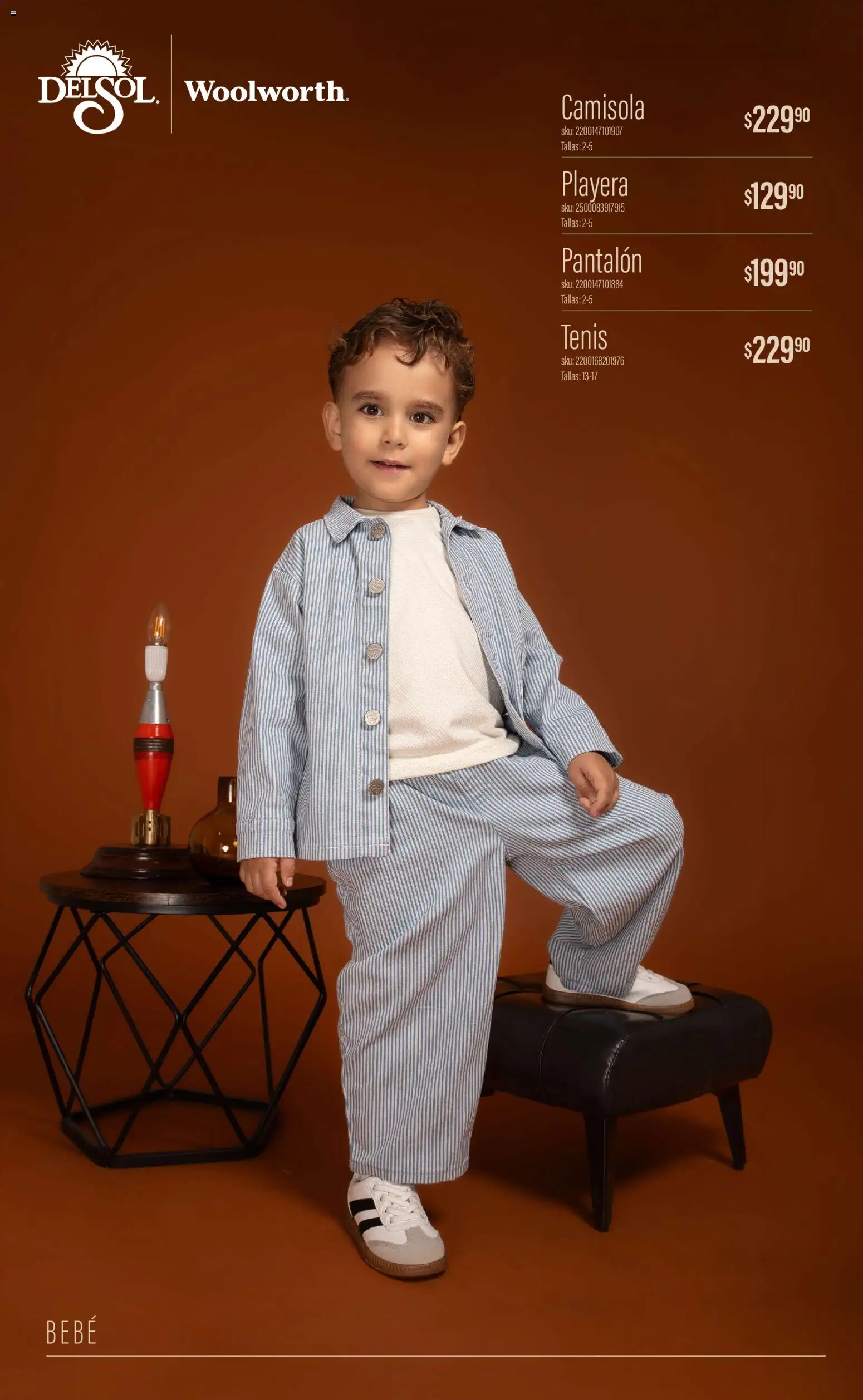 Vista previa las ofertas de la tienda Del Sol y Woolworth - Del Sol y Woolworth catálogo Luce el Otoño desde el 01/10/2026 - Tenis, Playera